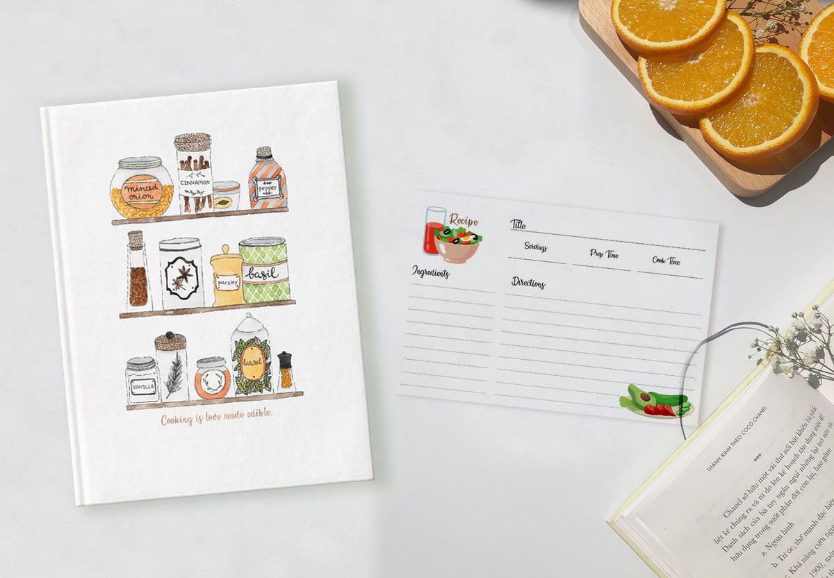 Recipe Journals + cards