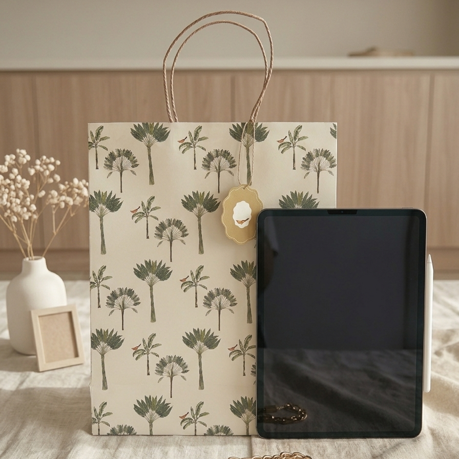 Tropic Gift Bag (12 × 15.3 × 4.8 inches)