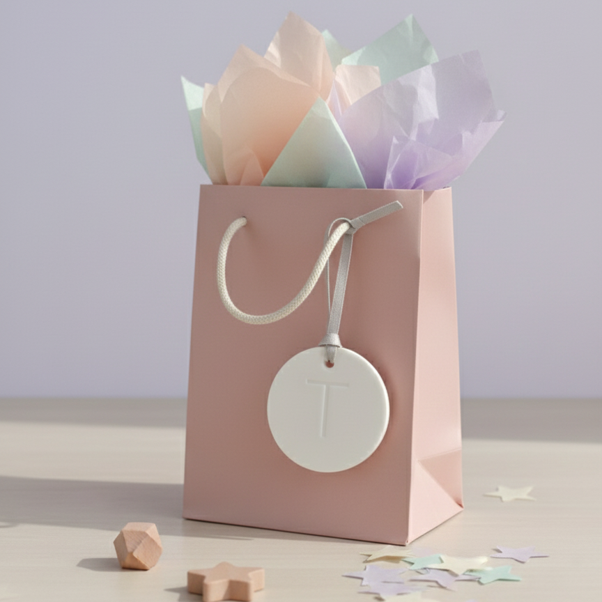 Alphabet Debossed Tags — Set of 26