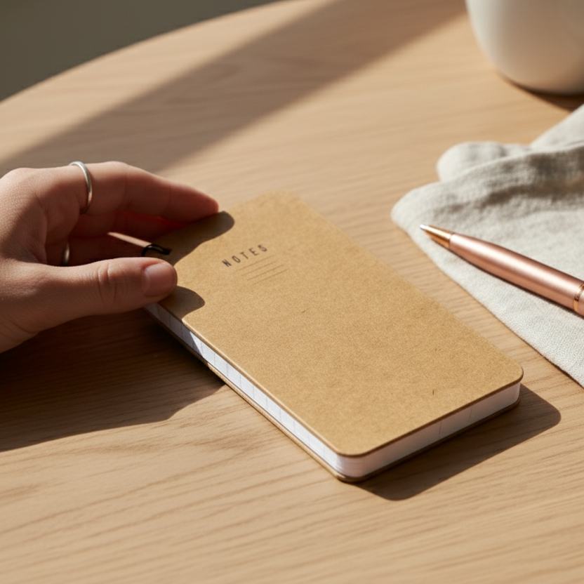 Kraft Pocket Diary (Set Of 4)