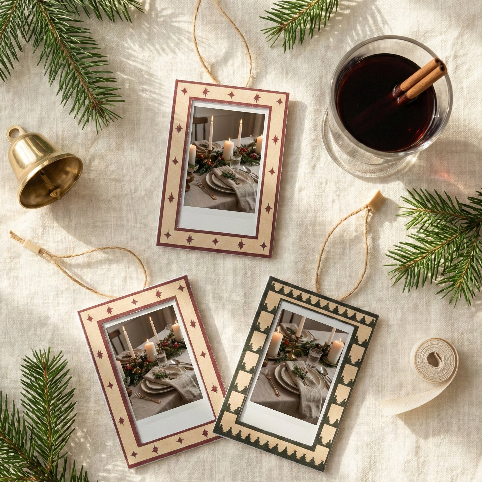 Merry mini frames (set of 12)