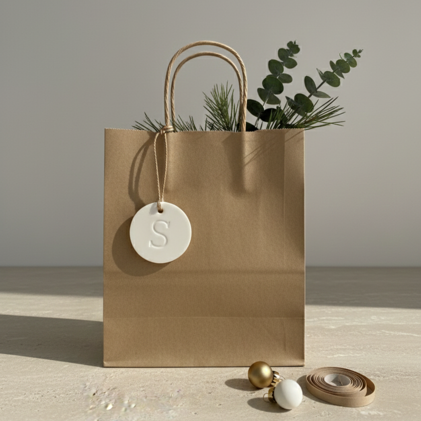 Alphabet Debossed Tags — Set of 26