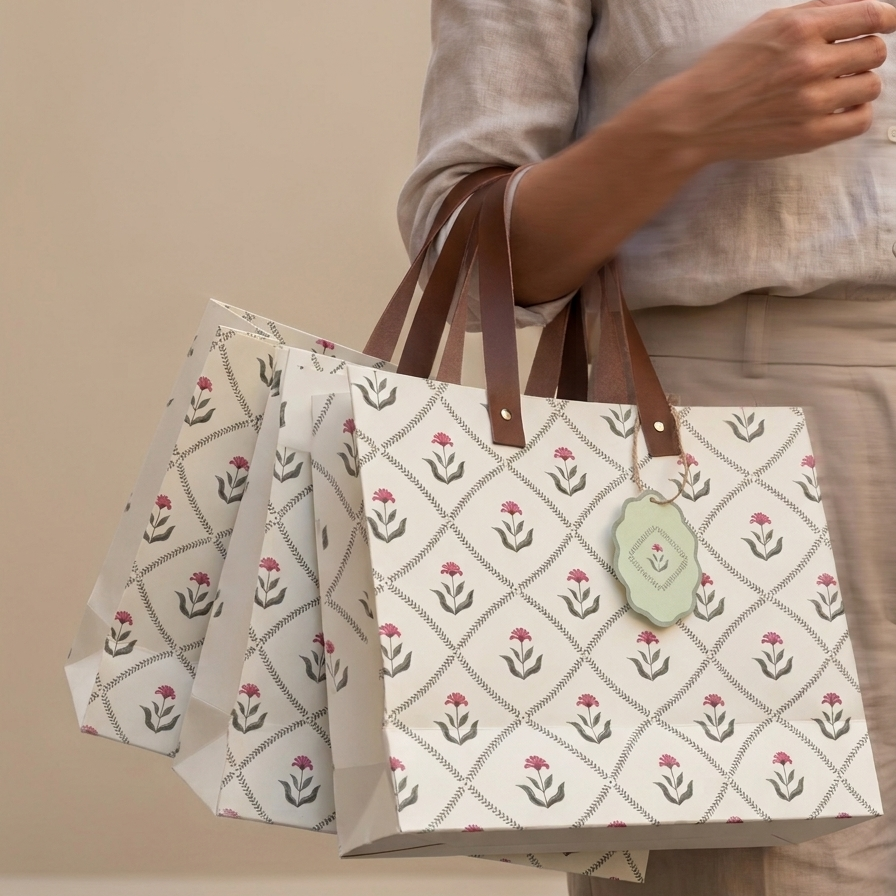 Petal Gift Bag (15 × 9.5 × 4.5 inches )