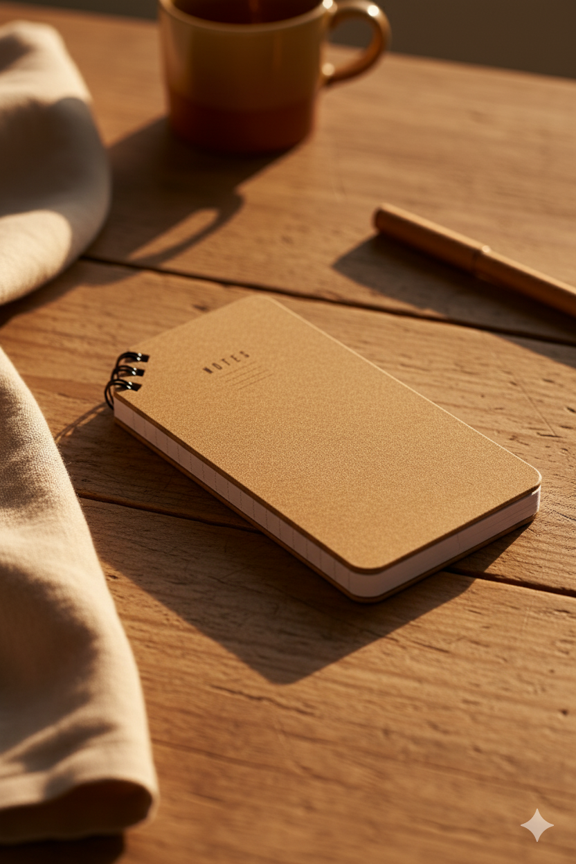 Kraft Pocket Diary (Set Of 4)