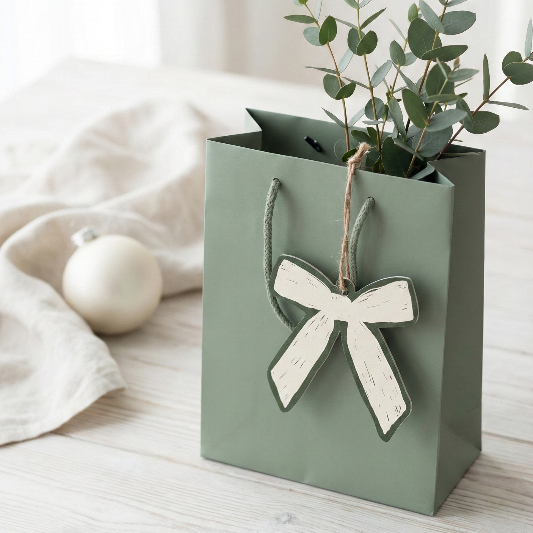 Holiday home tags (set of 12)