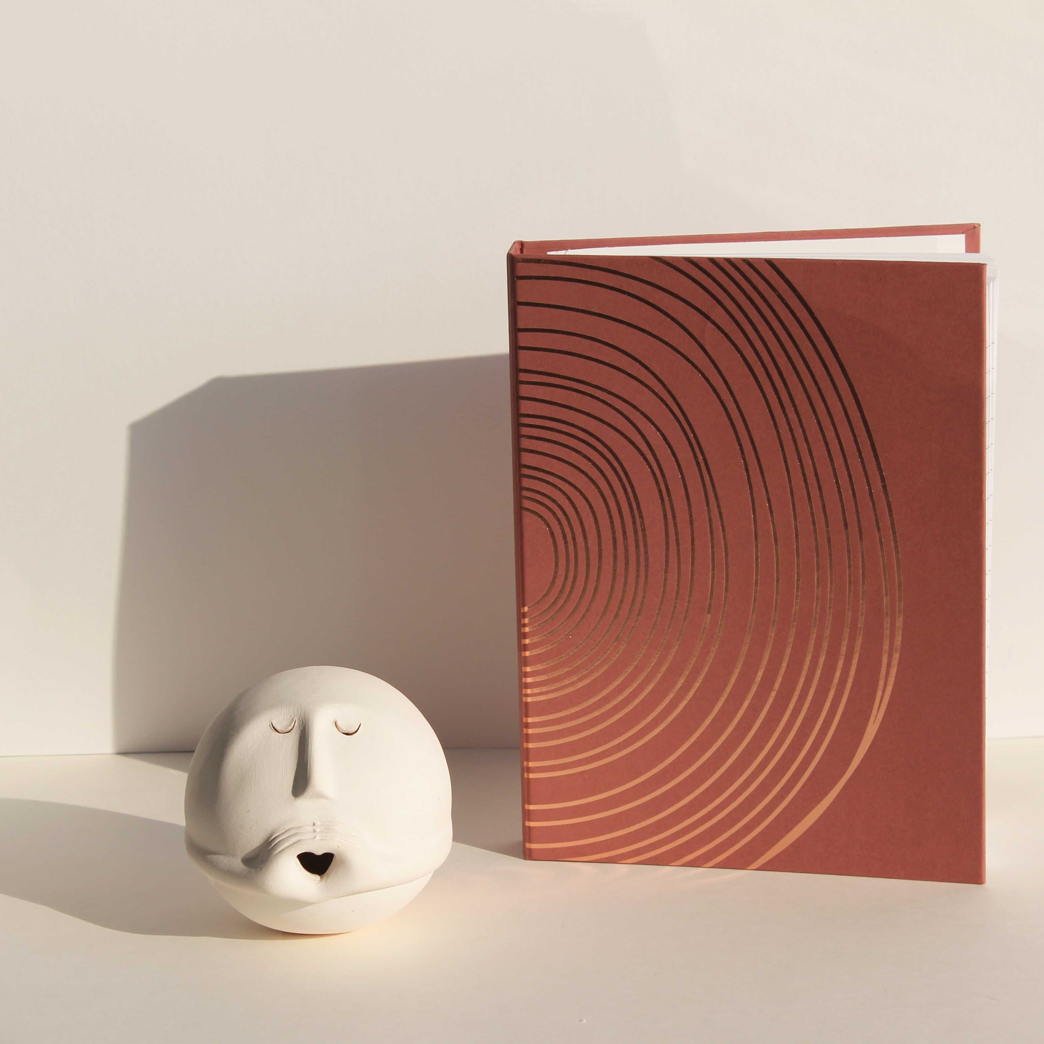 Rosebud foiled folder Notebook