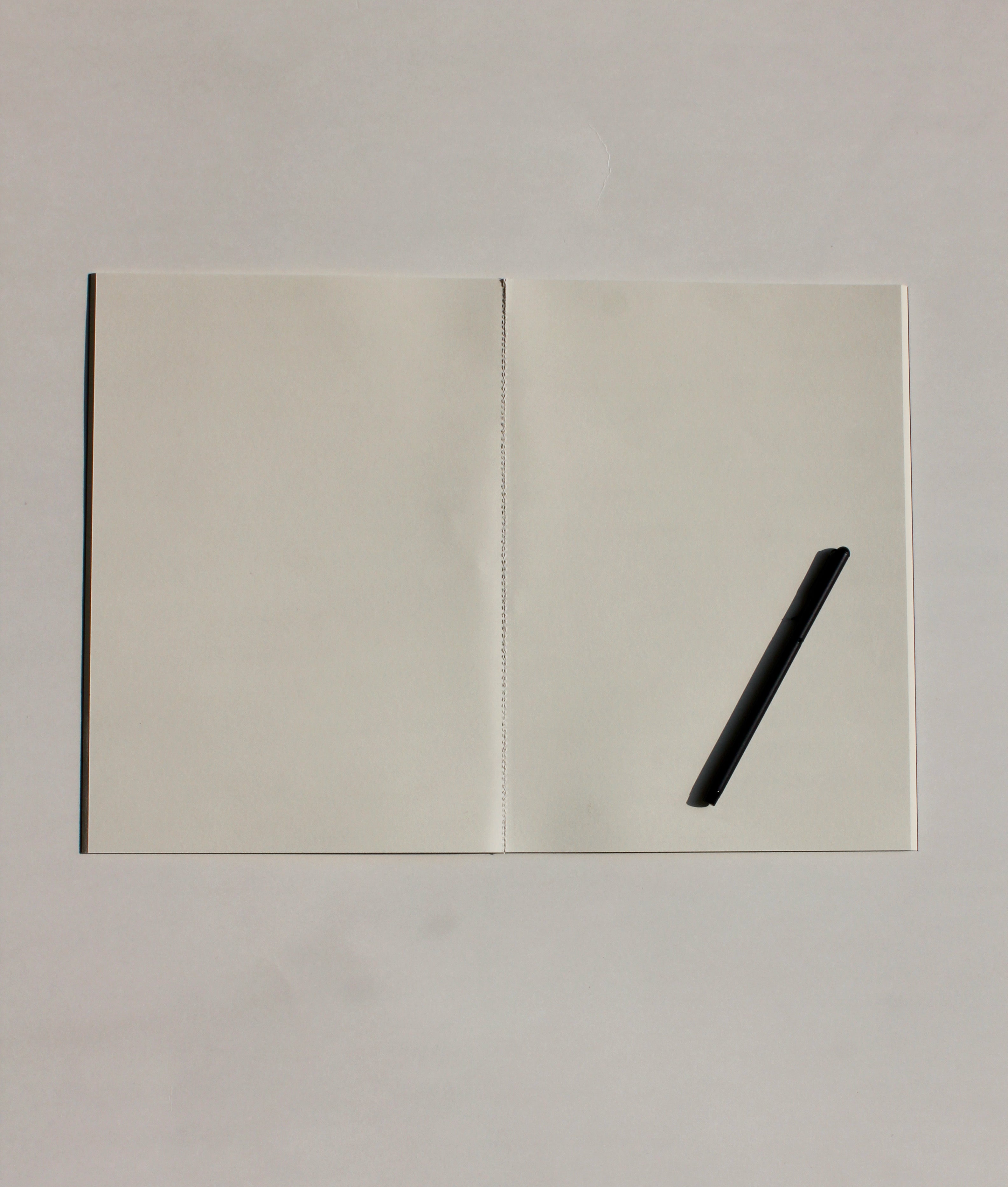 Black notebook | Blank pages