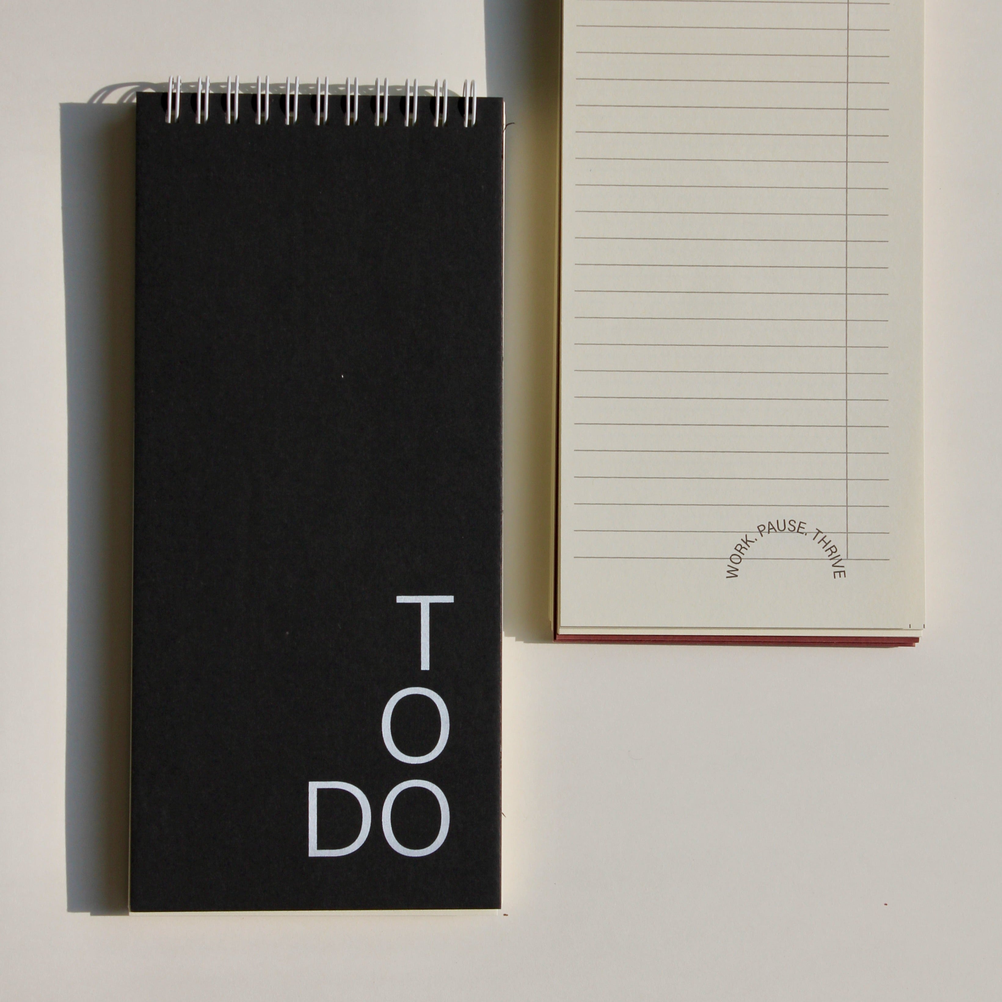 Black notepad