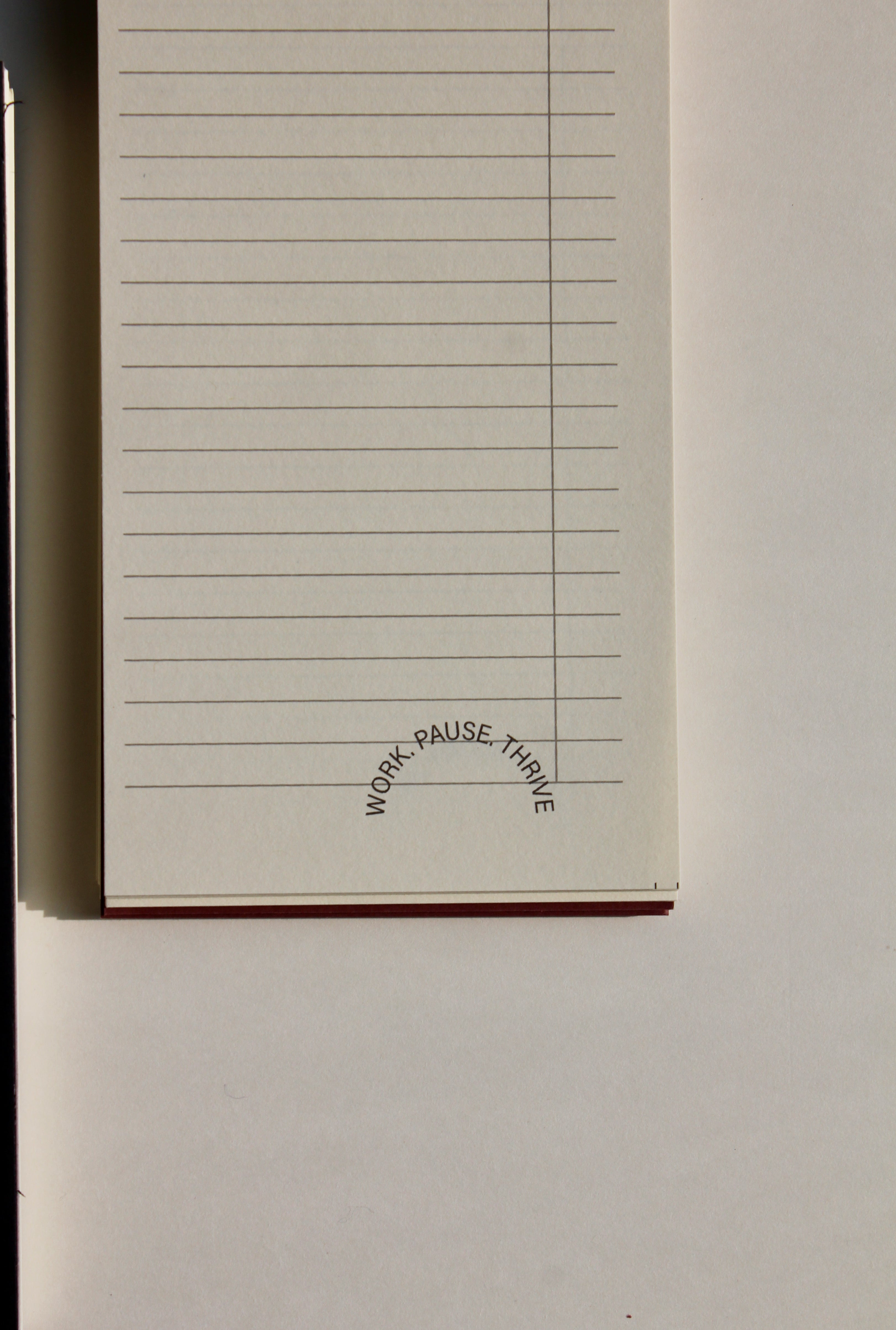 Black notepad