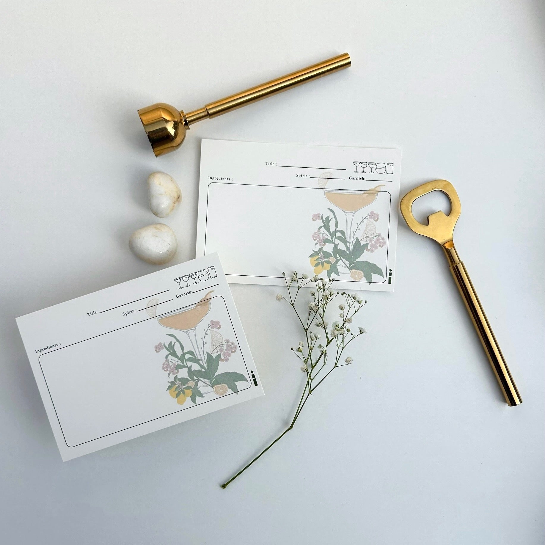 Mixology memoir | Beverages Cards Box