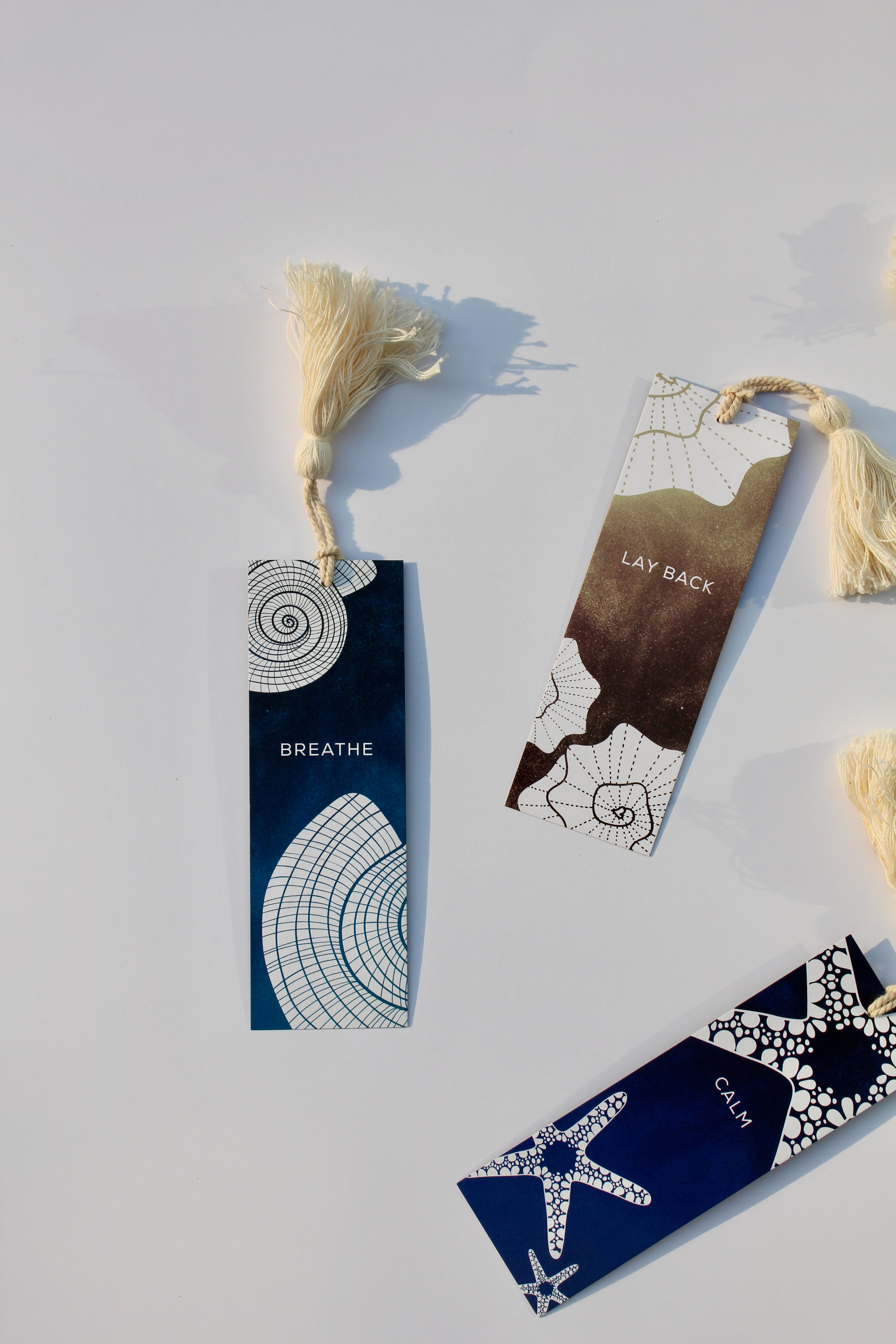 Marine bookmarks <br/> (set of 4)