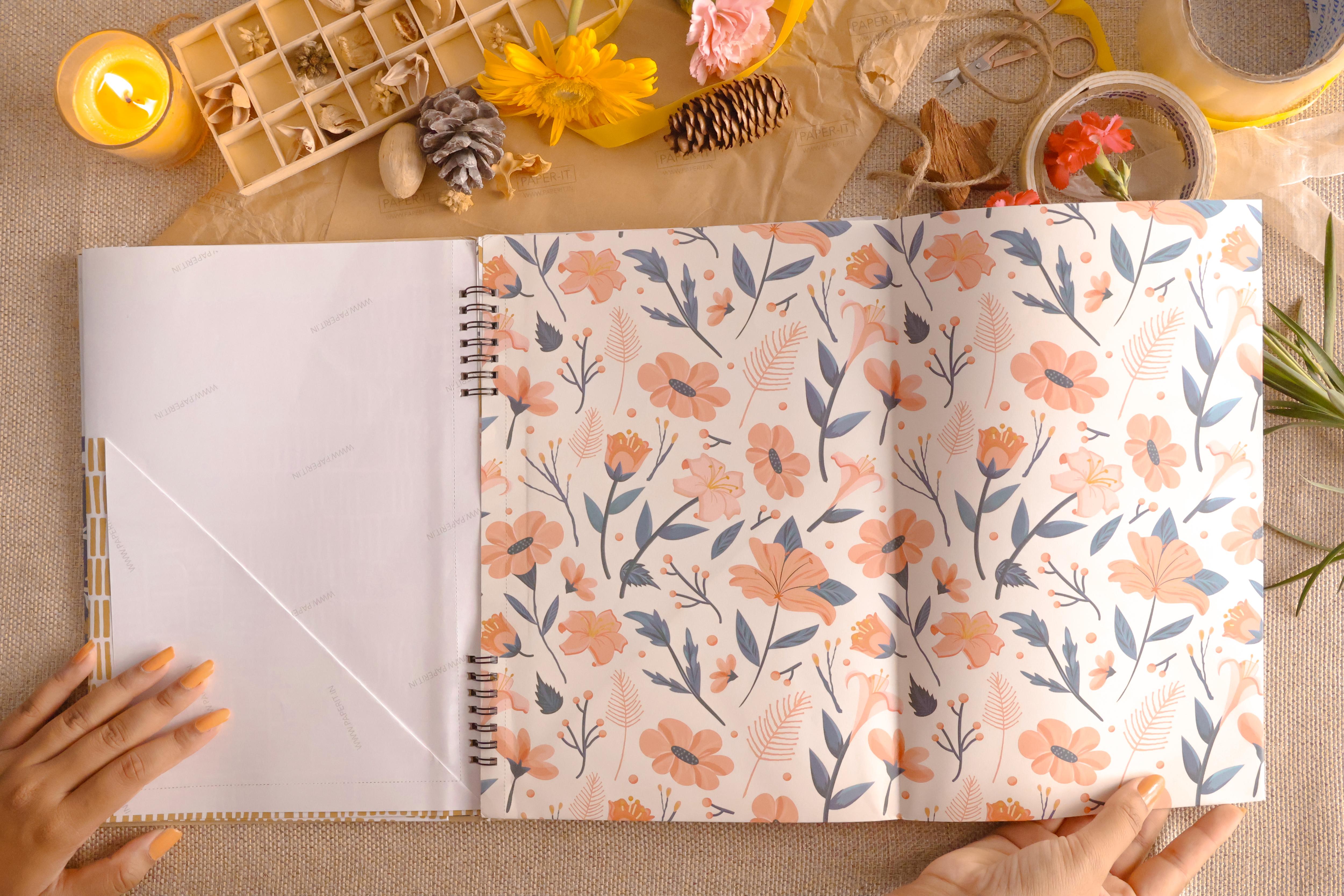 Pastels Wrapping sheet book (10 sheets)