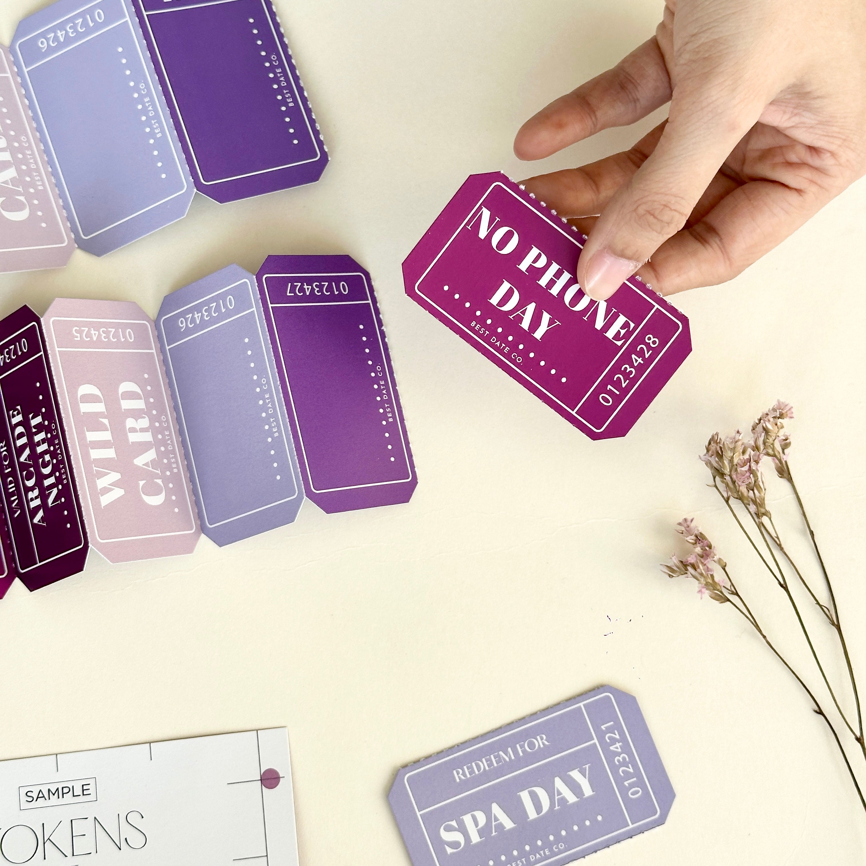 Tokens of love | Activity Cards