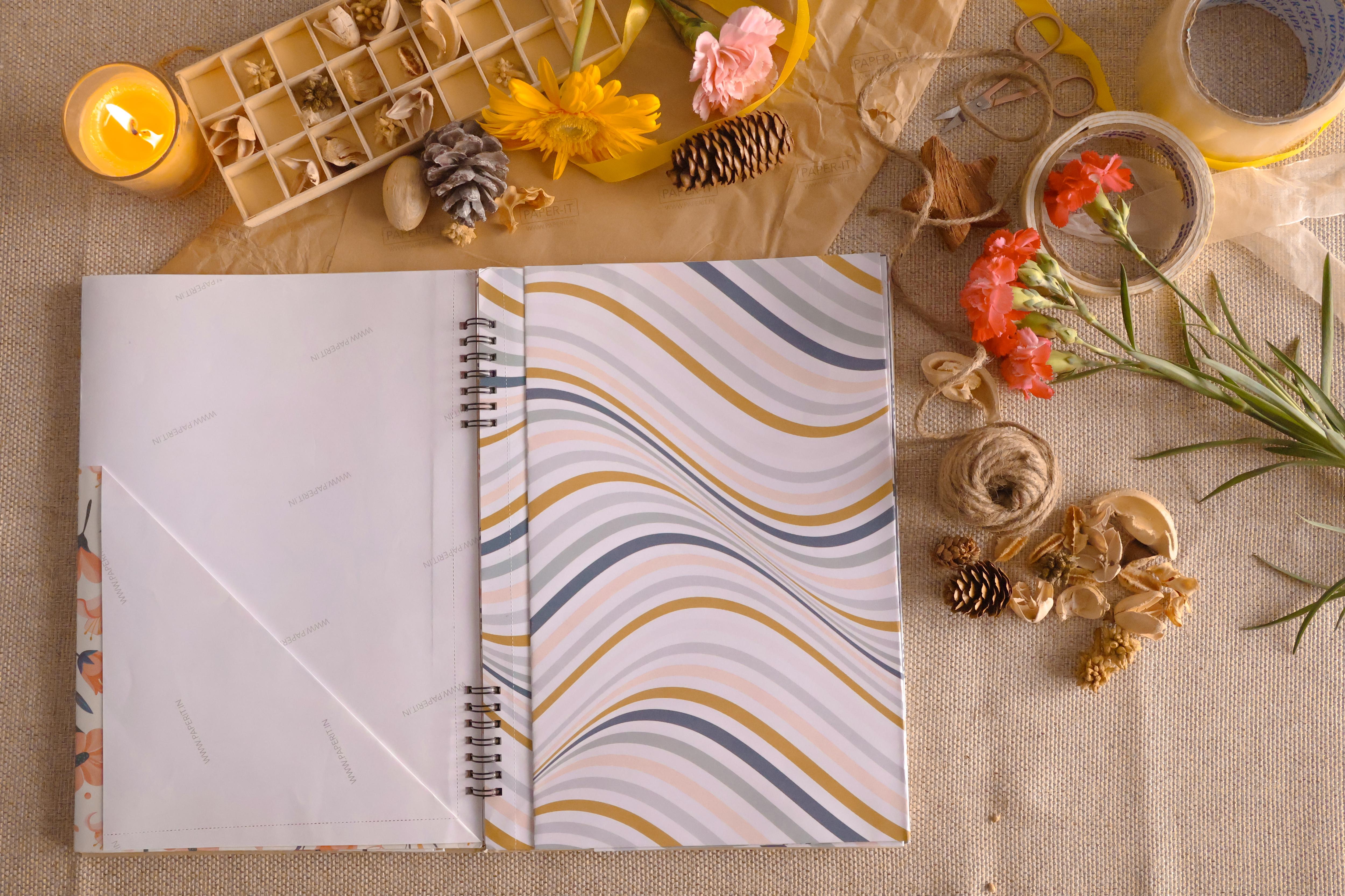 Pastels Wrapping sheet book (10 sheets)