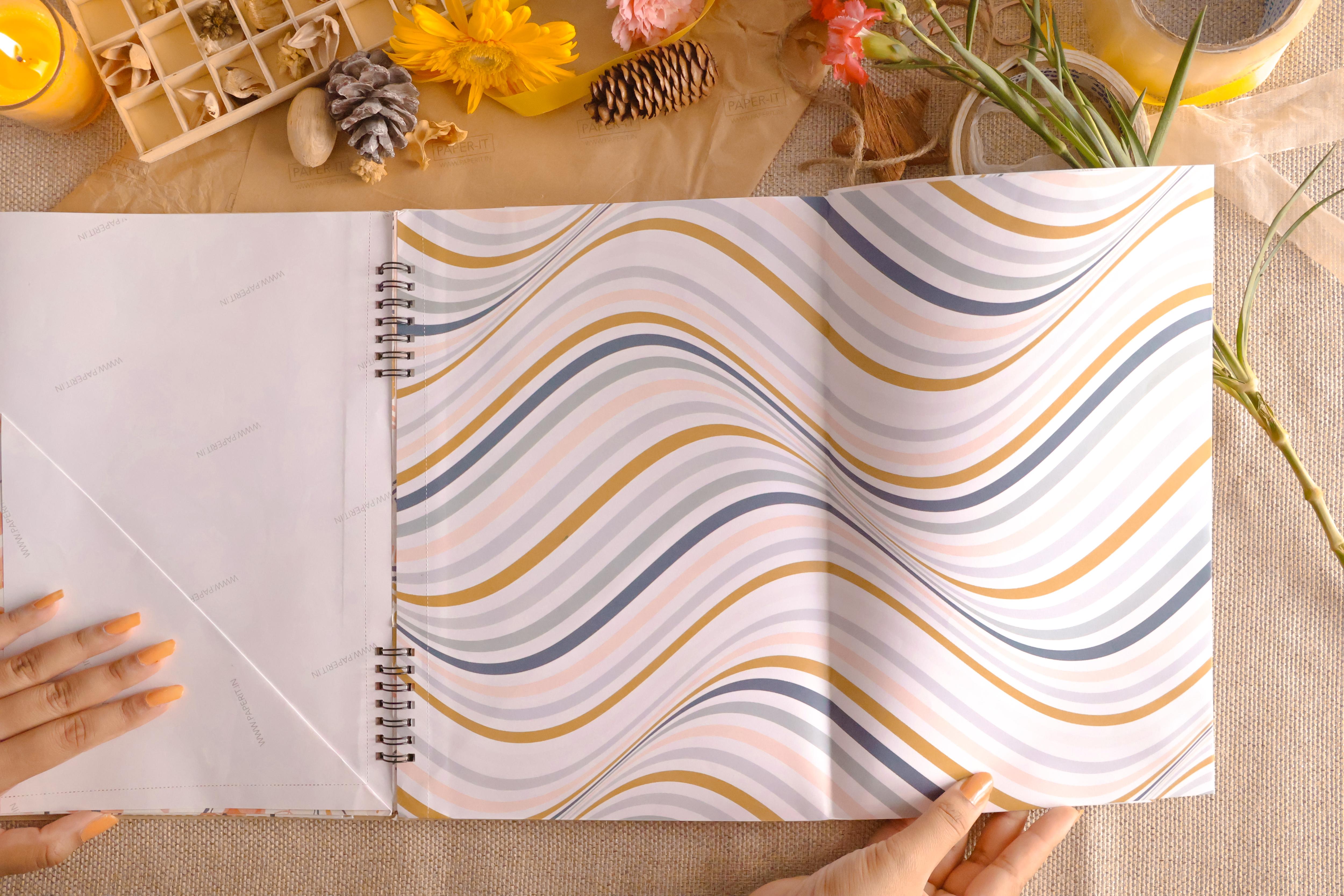 Pastels Wrapping sheet book (10 sheets)