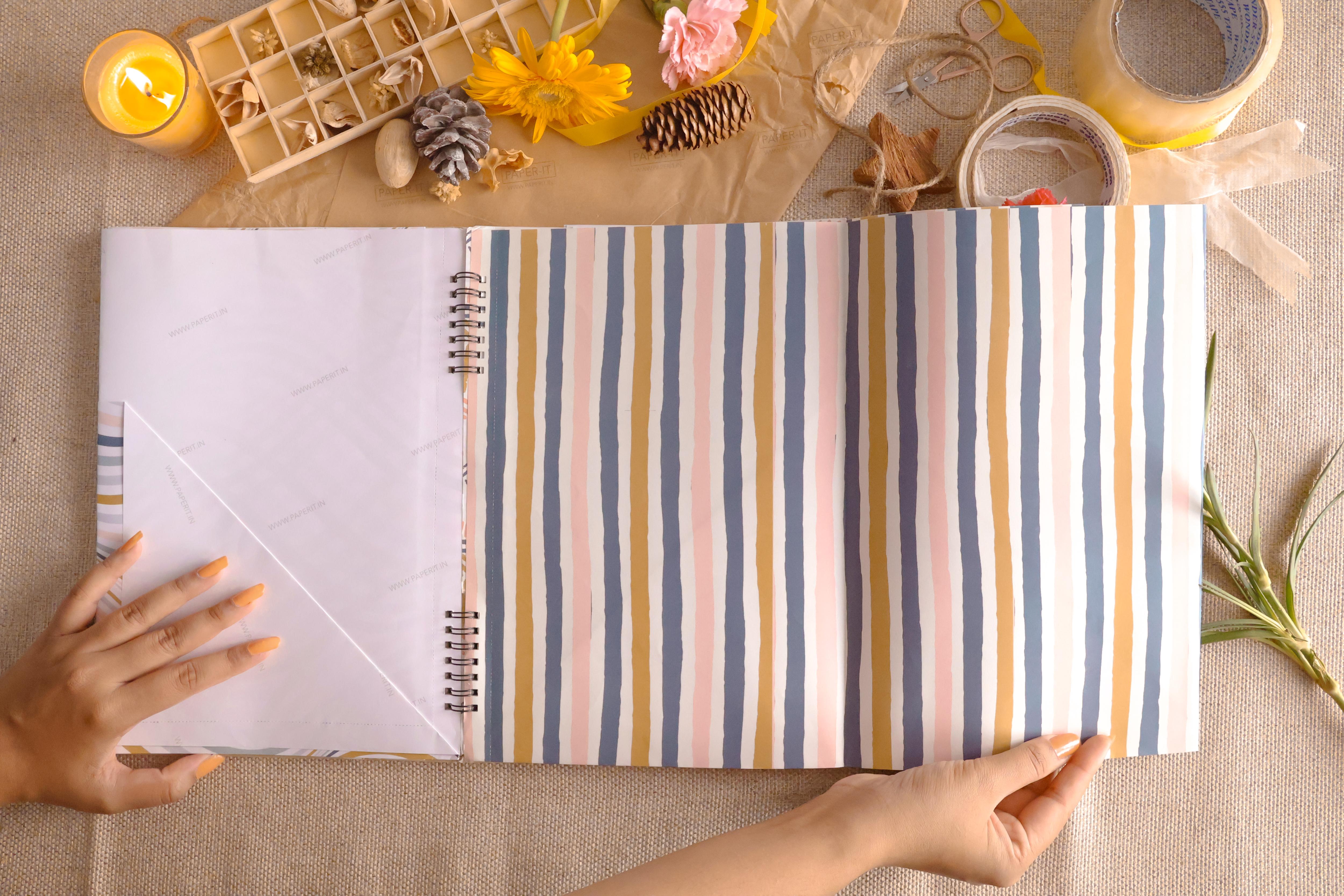 Pastels Wrapping sheet book (10 sheets)