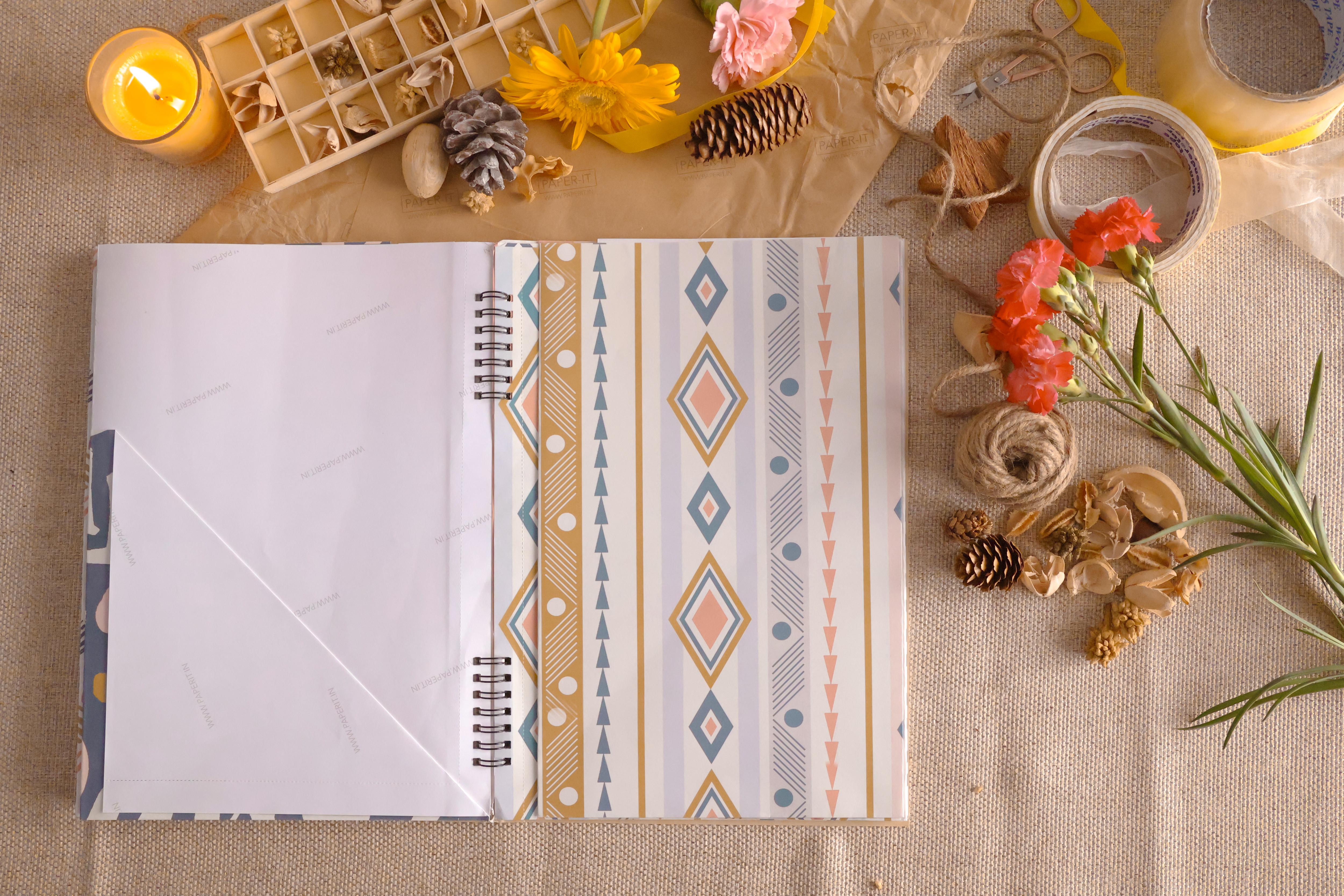 Pastels Wrapping sheet book (10 sheets)