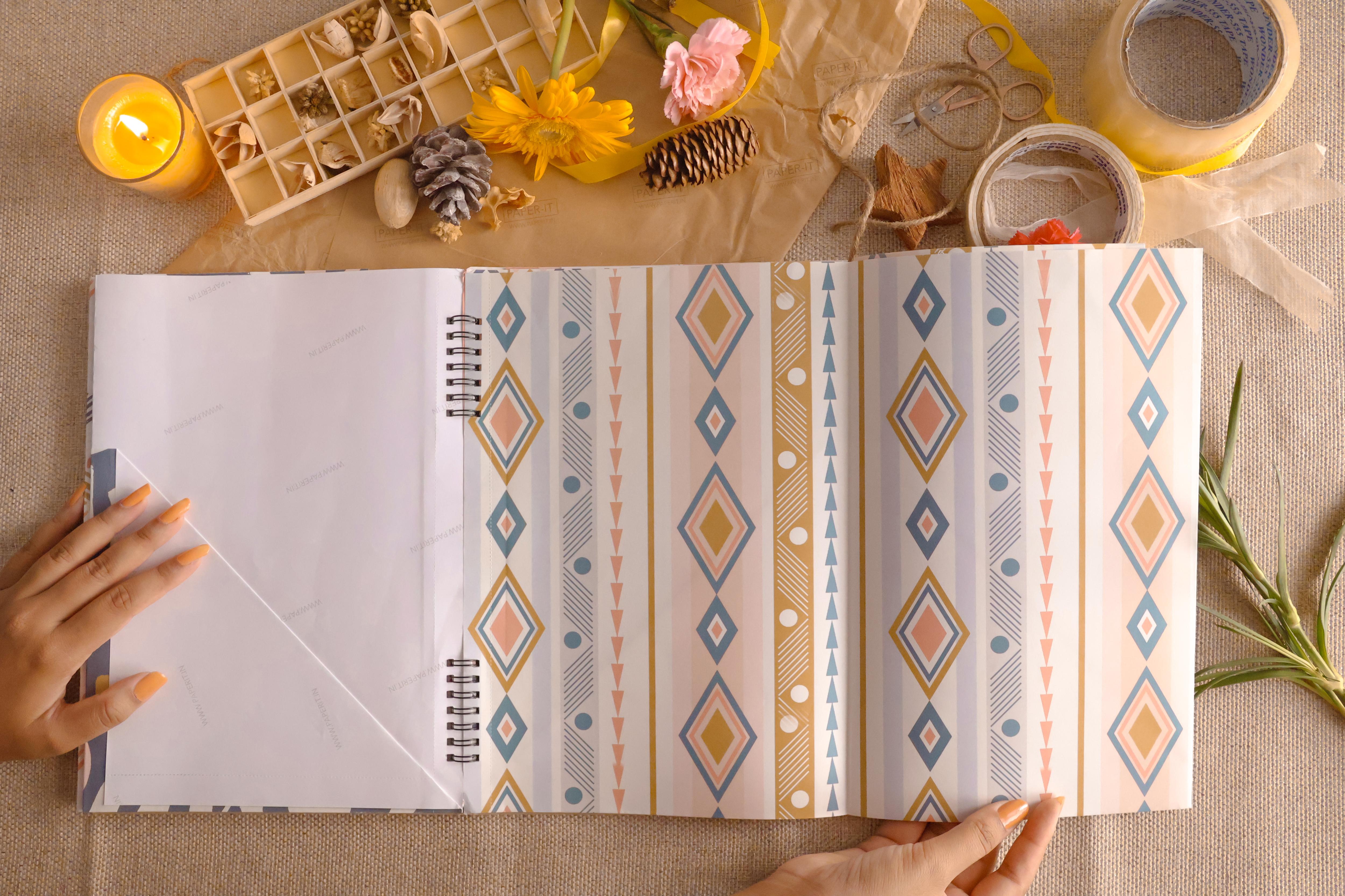 Pastels Wrapping sheet book (10 sheets)