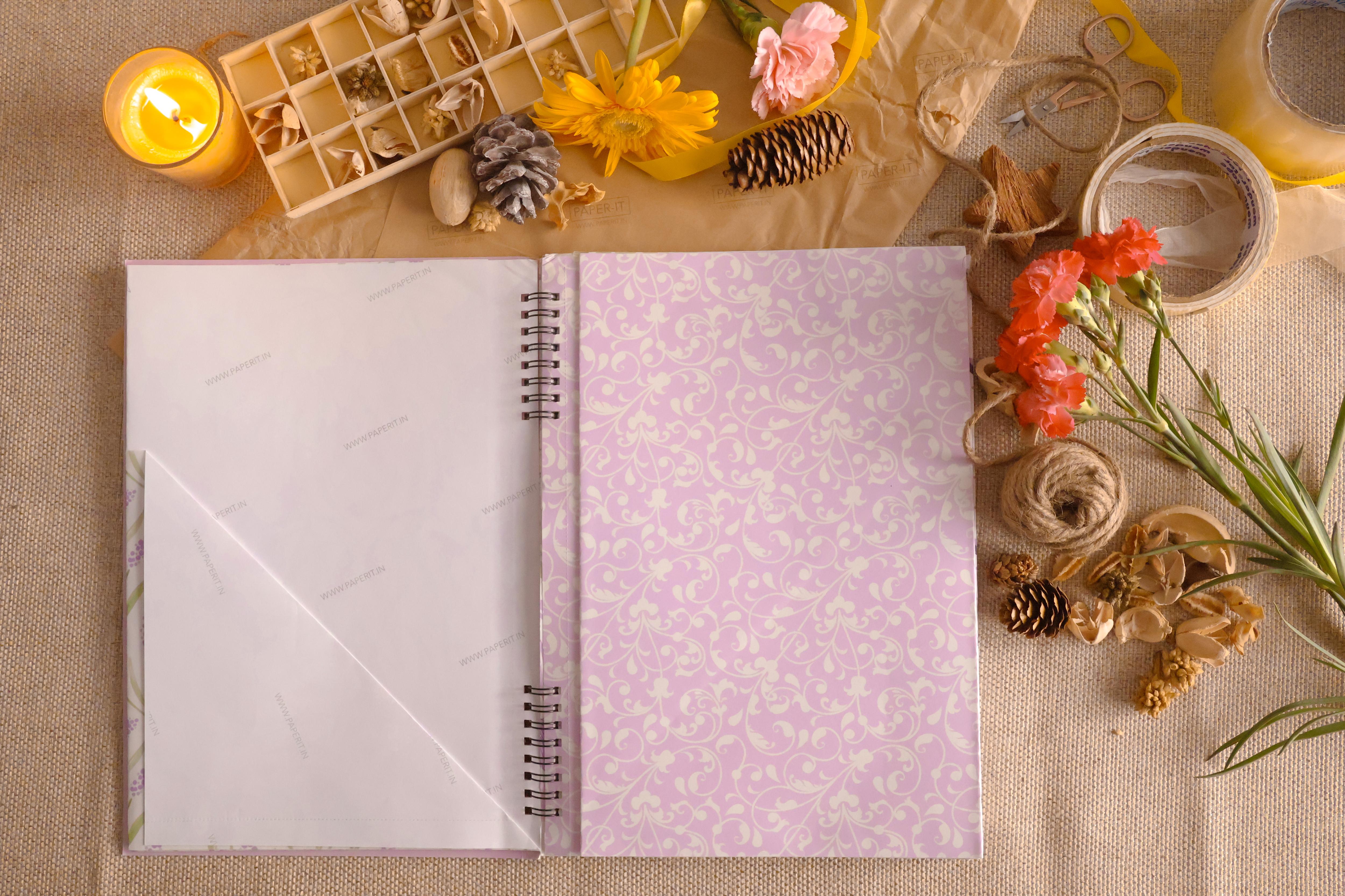 Lilac Wrapping sheet book (10 sheets)
