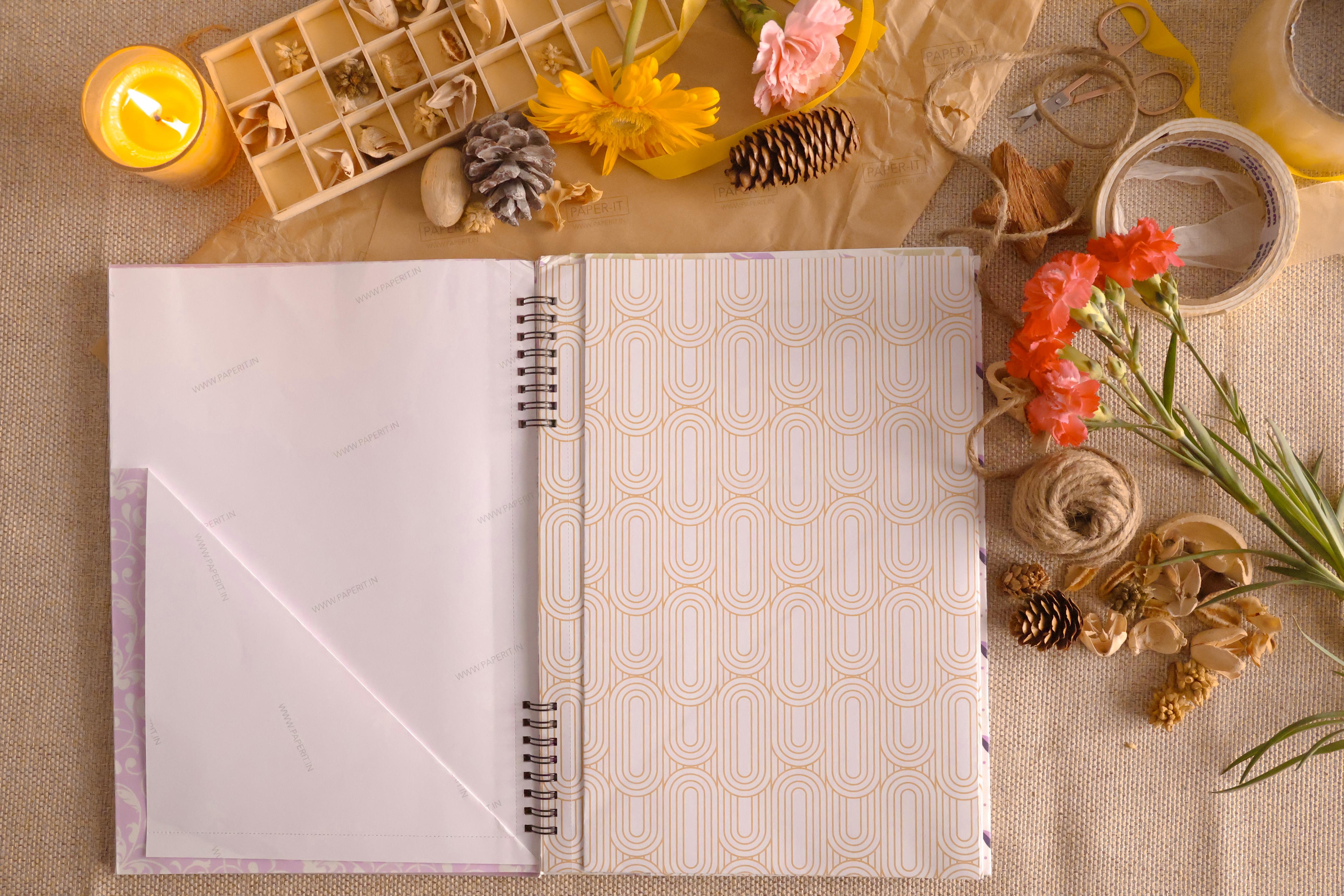 Lilac Wrapping sheet book (10 sheets)