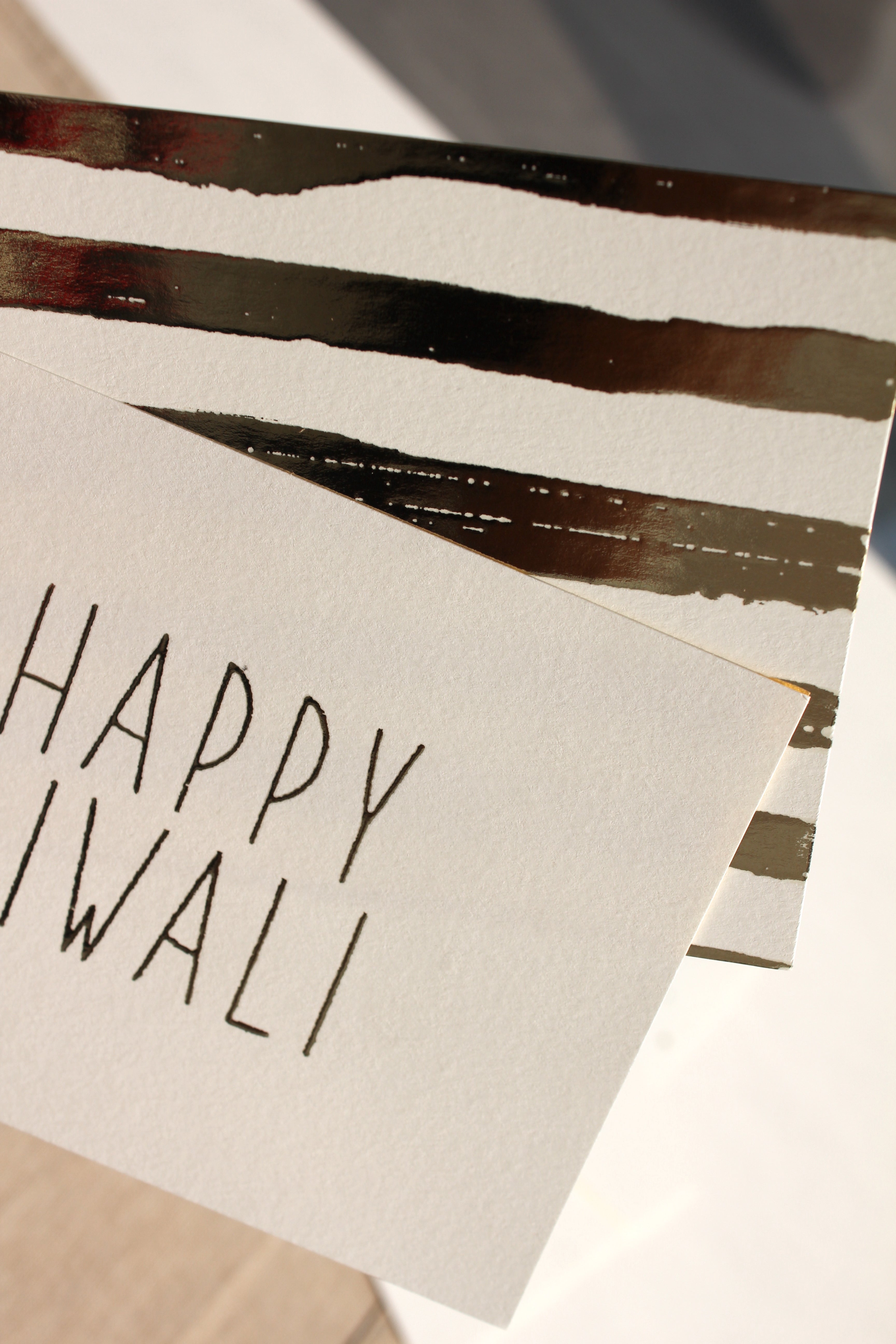 Diwali festive cards (foiled) set of 6