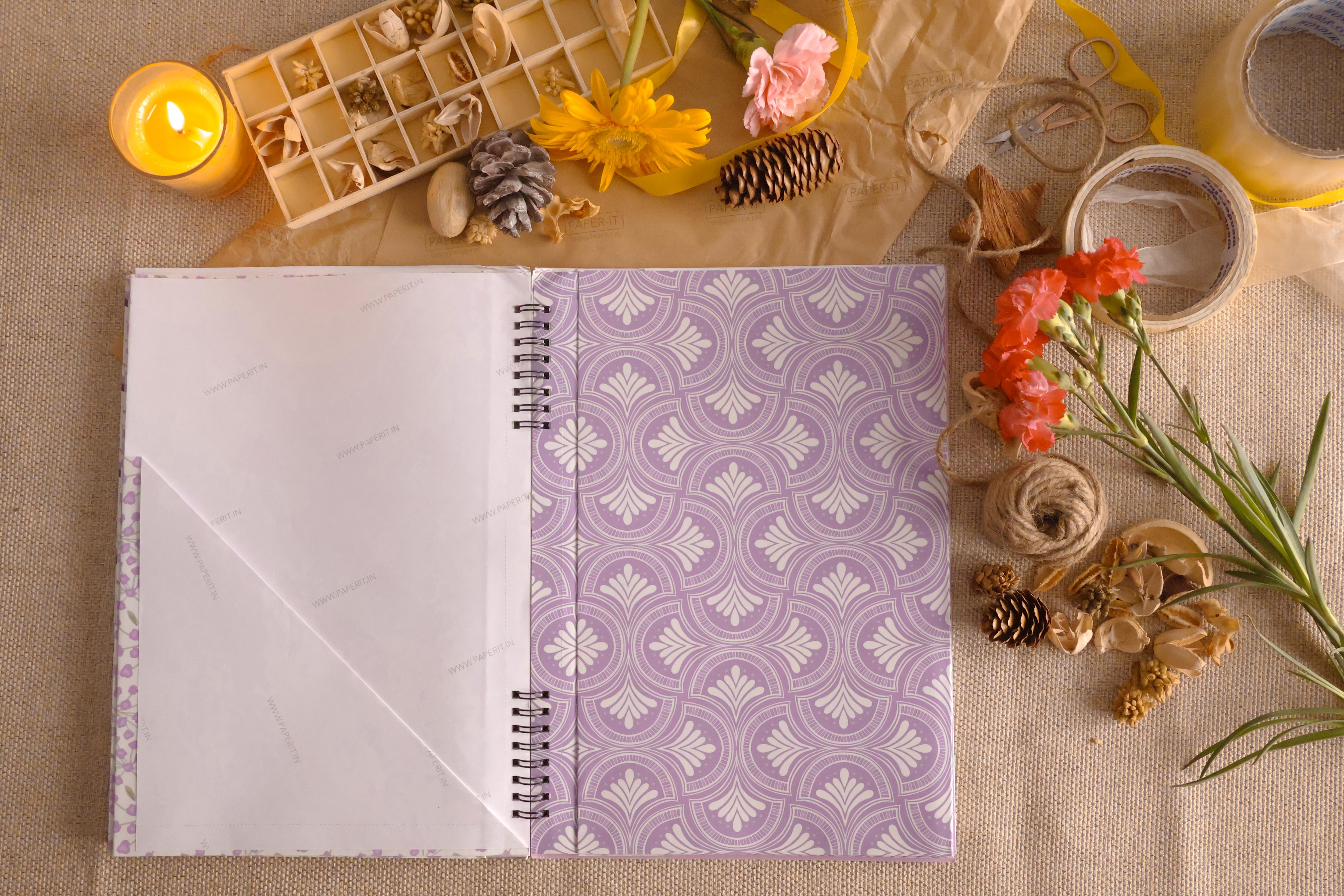 Lilac Wrapping sheet book (10 sheets)