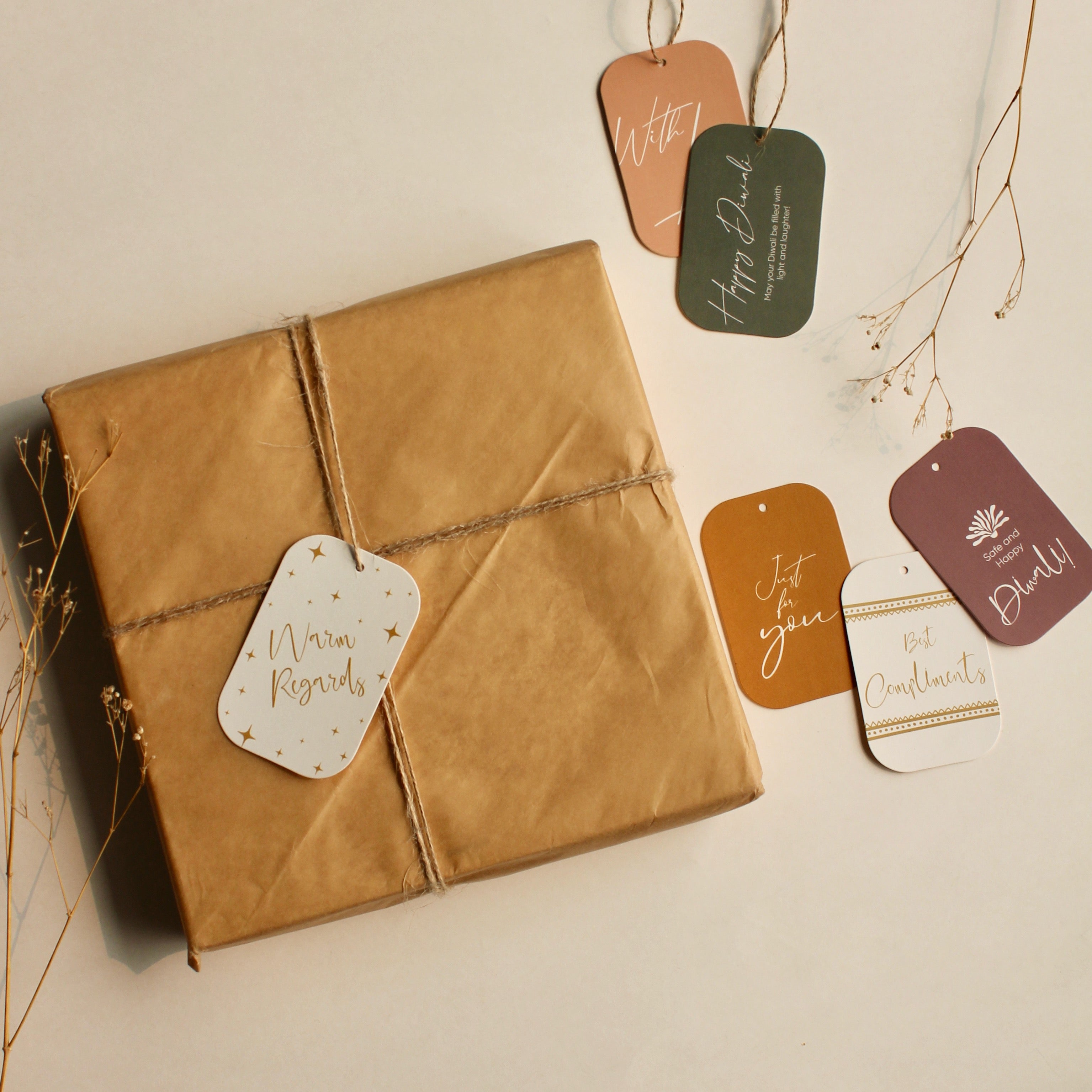 Diwali gift tags (set of 6)