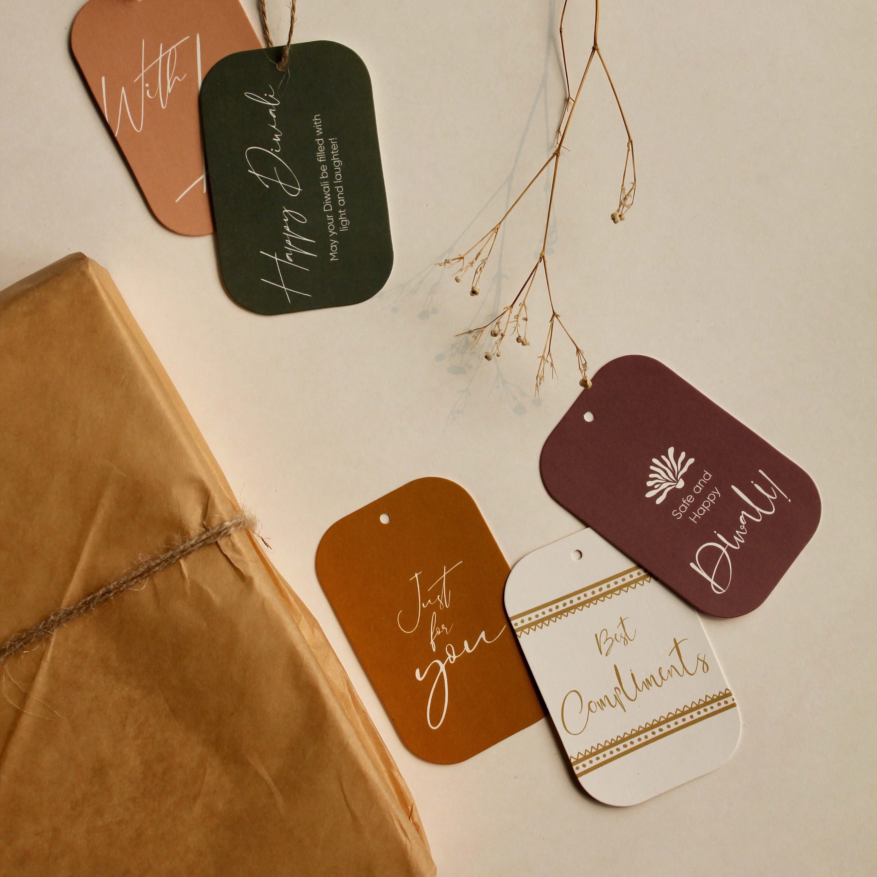 Diwali gift tags (set of 6)