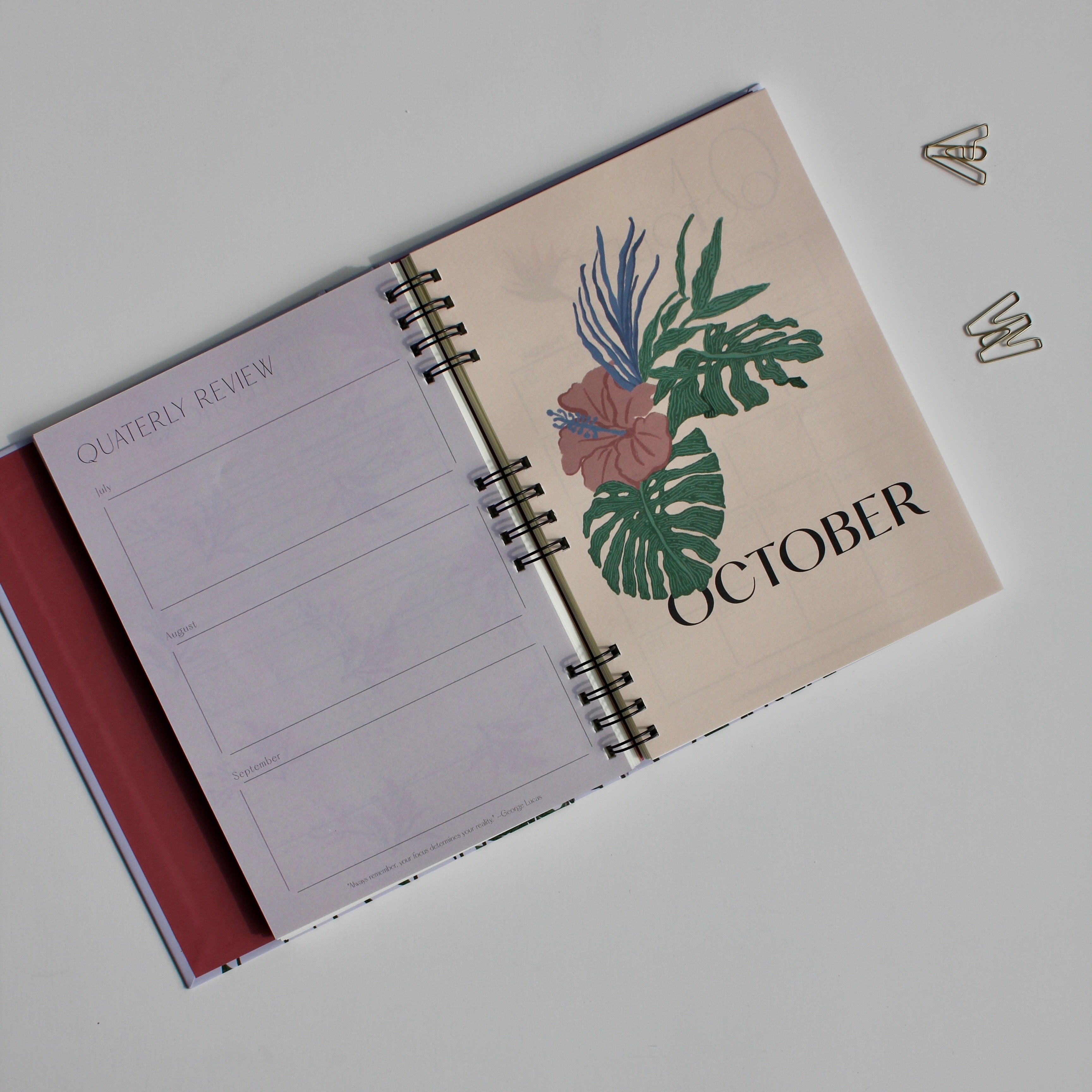 Groove | Half yearly planner book | July to December