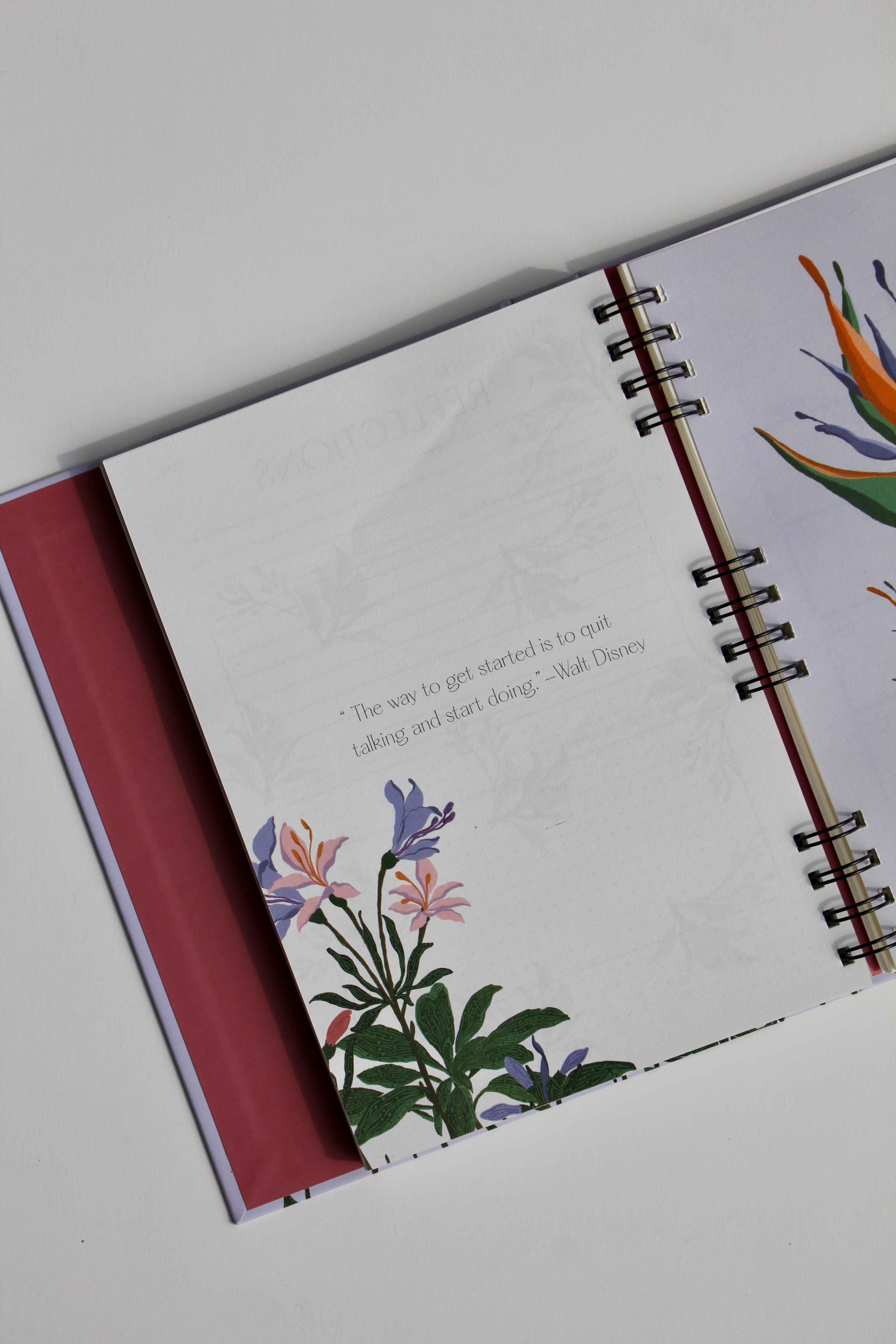 Floral cluster | Set of 2 half yearly planner book