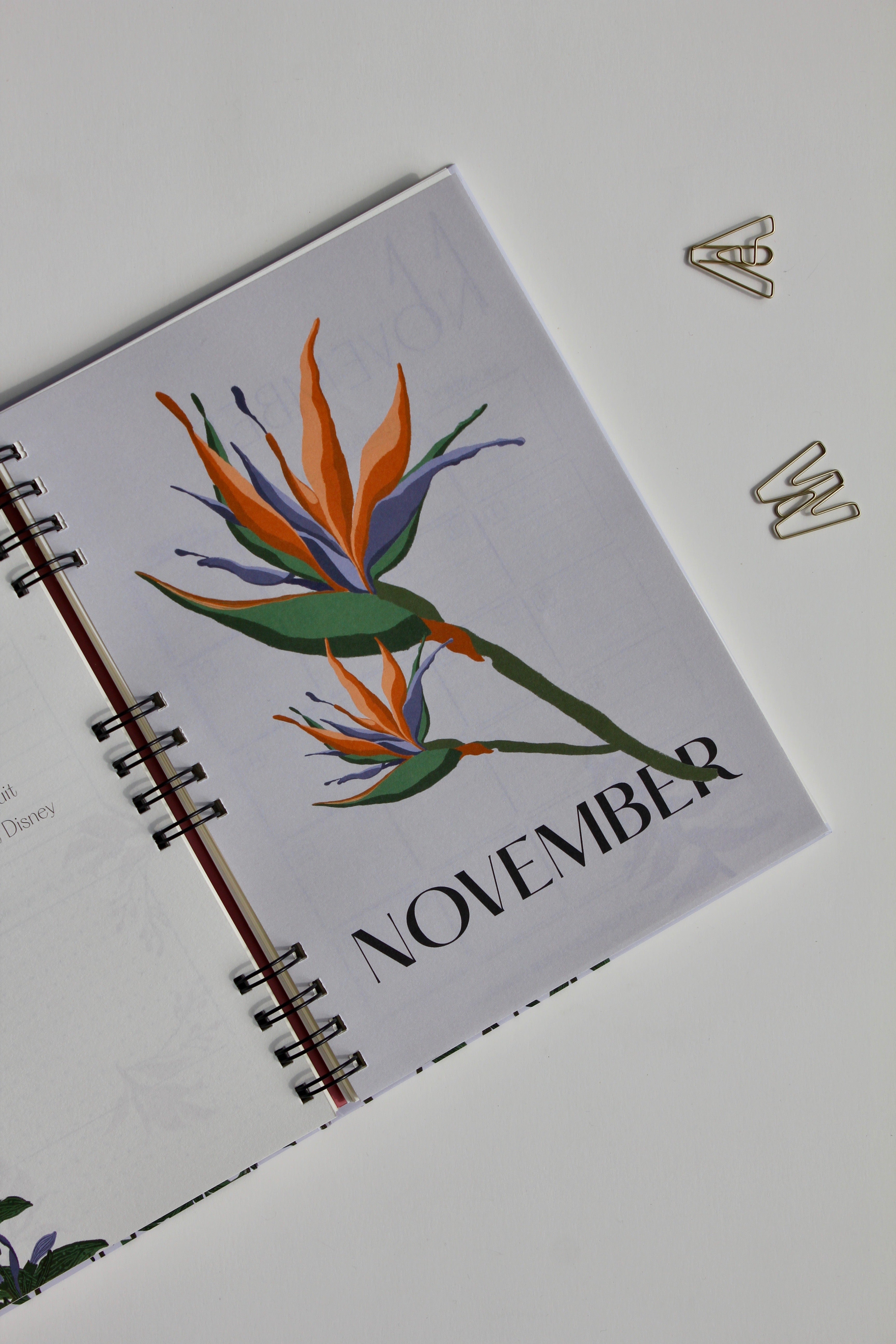 Floral paradise | Set of 2 half yearly planner book