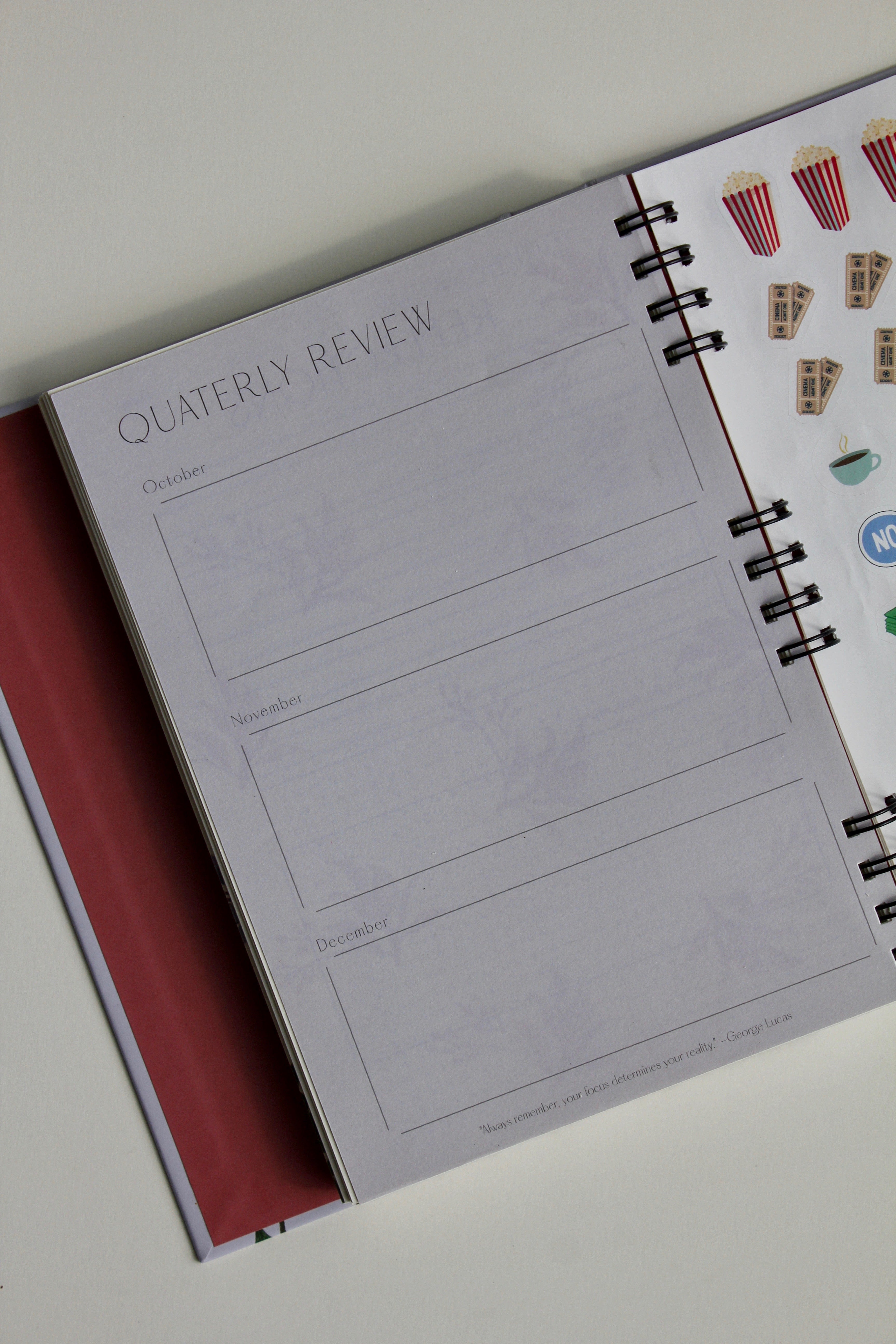 Groove | Half yearly planner book | July to December