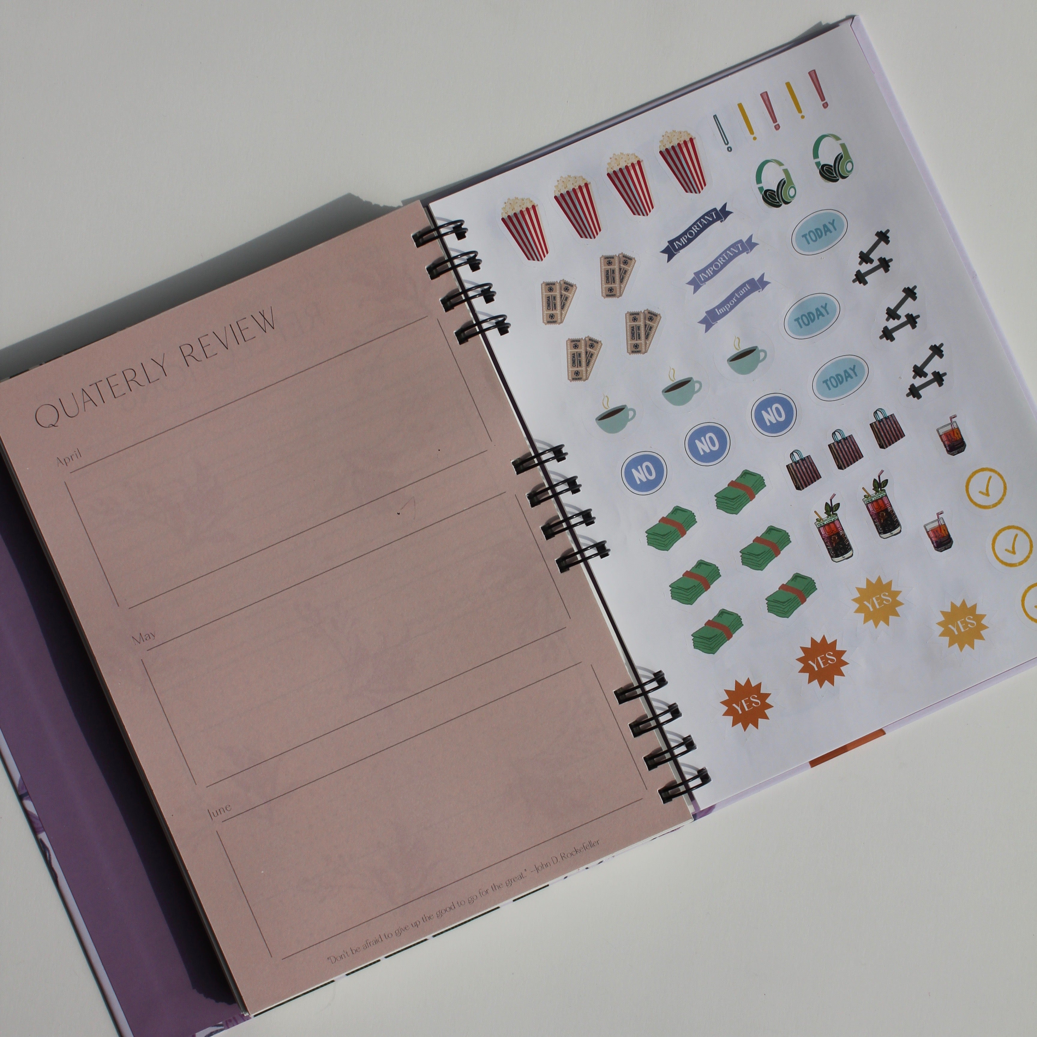 Groove | Half yearly planner book | July to December
