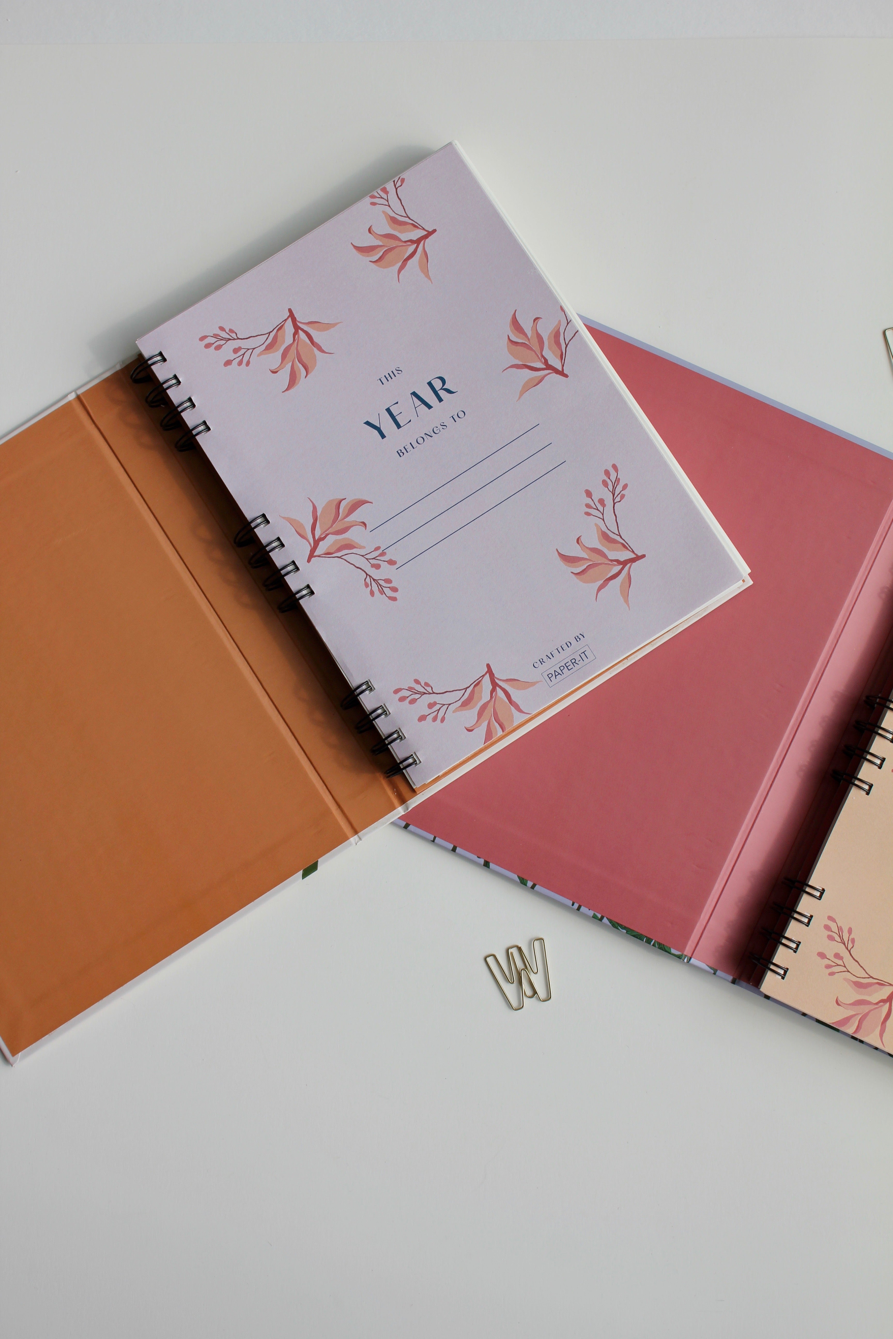 Floral paradise | Set of 2 half yearly planner book