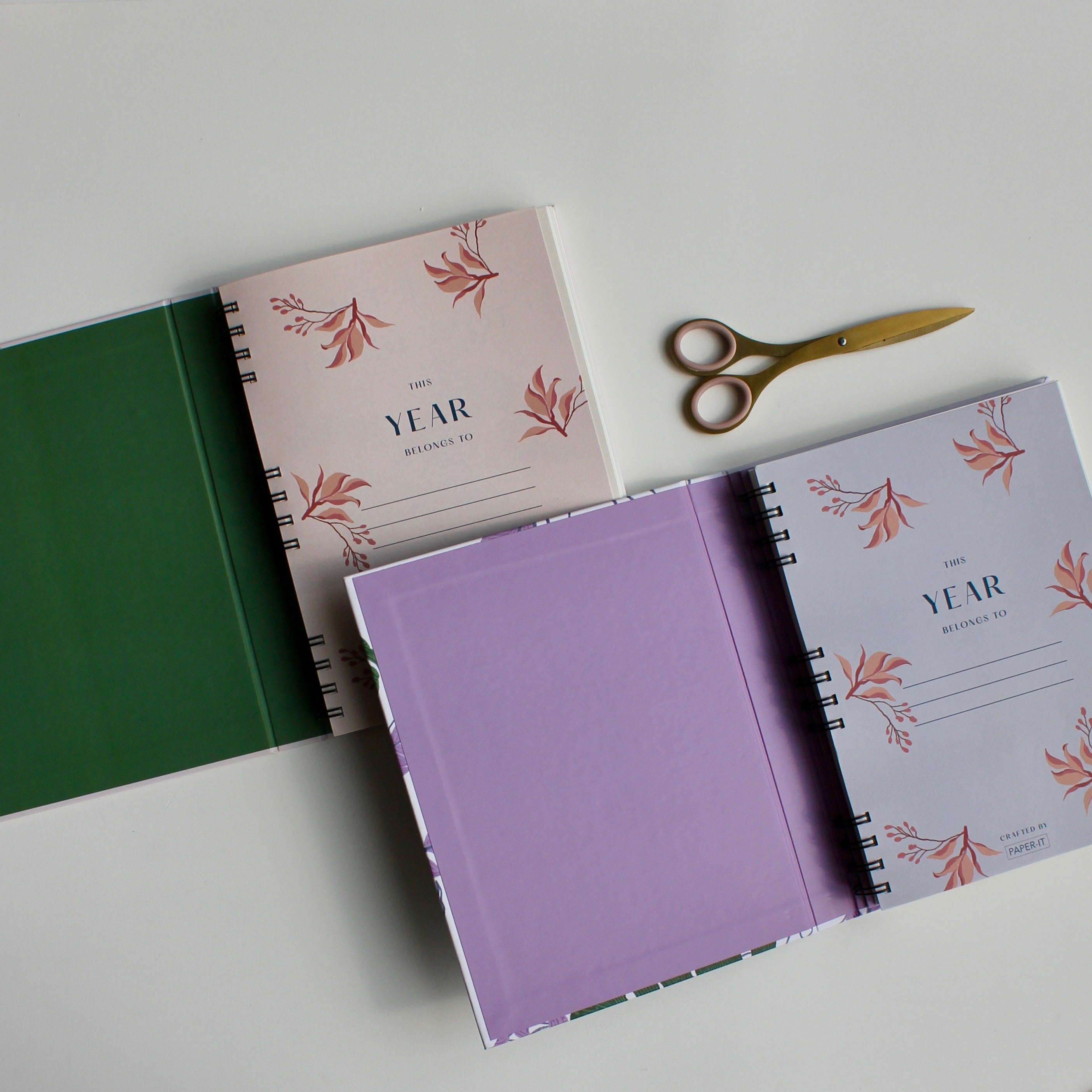 Floral cluster | Set of 2 half yearly planner book