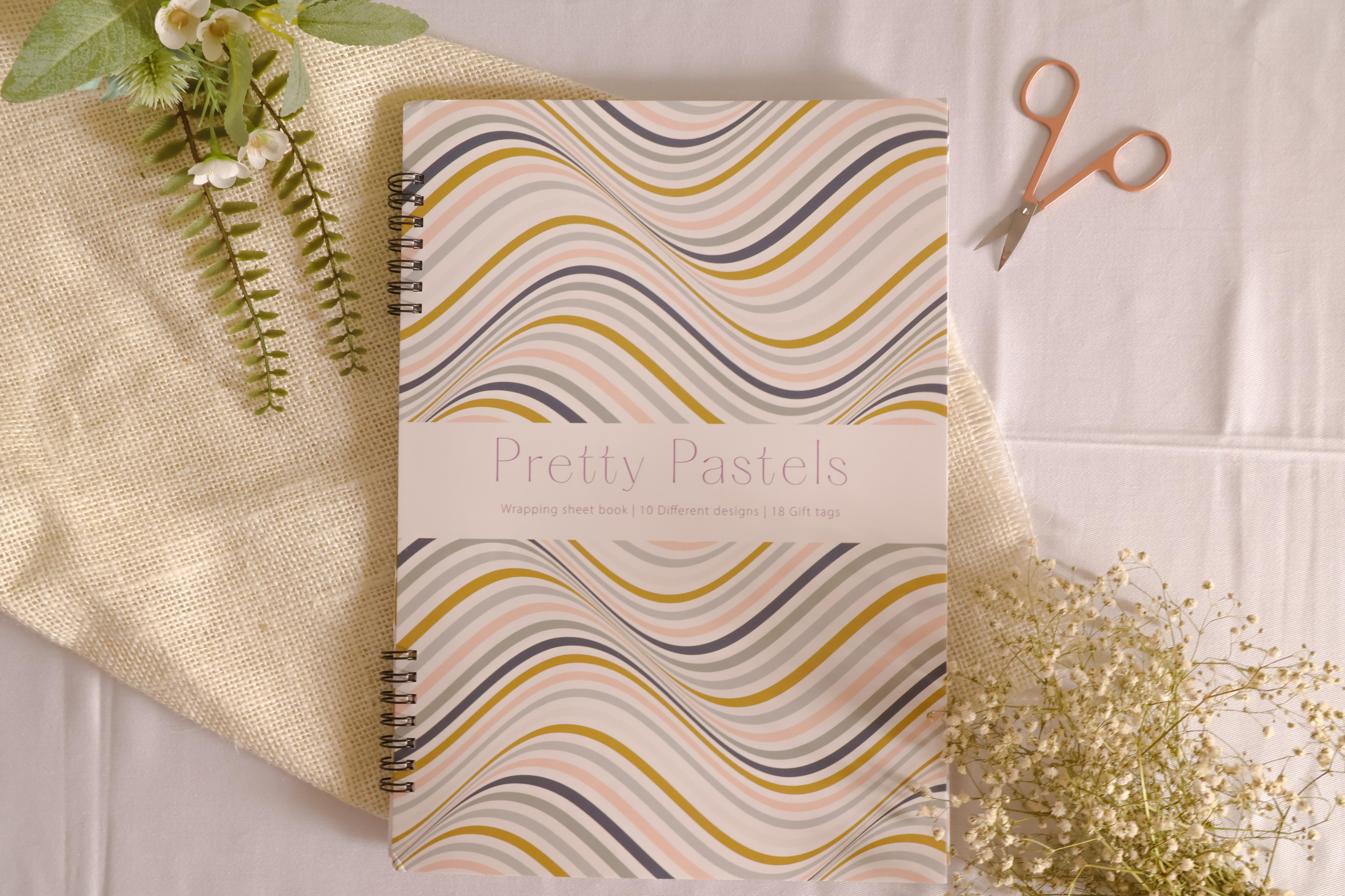 Pastels Wrapping sheet book (10 sheets)