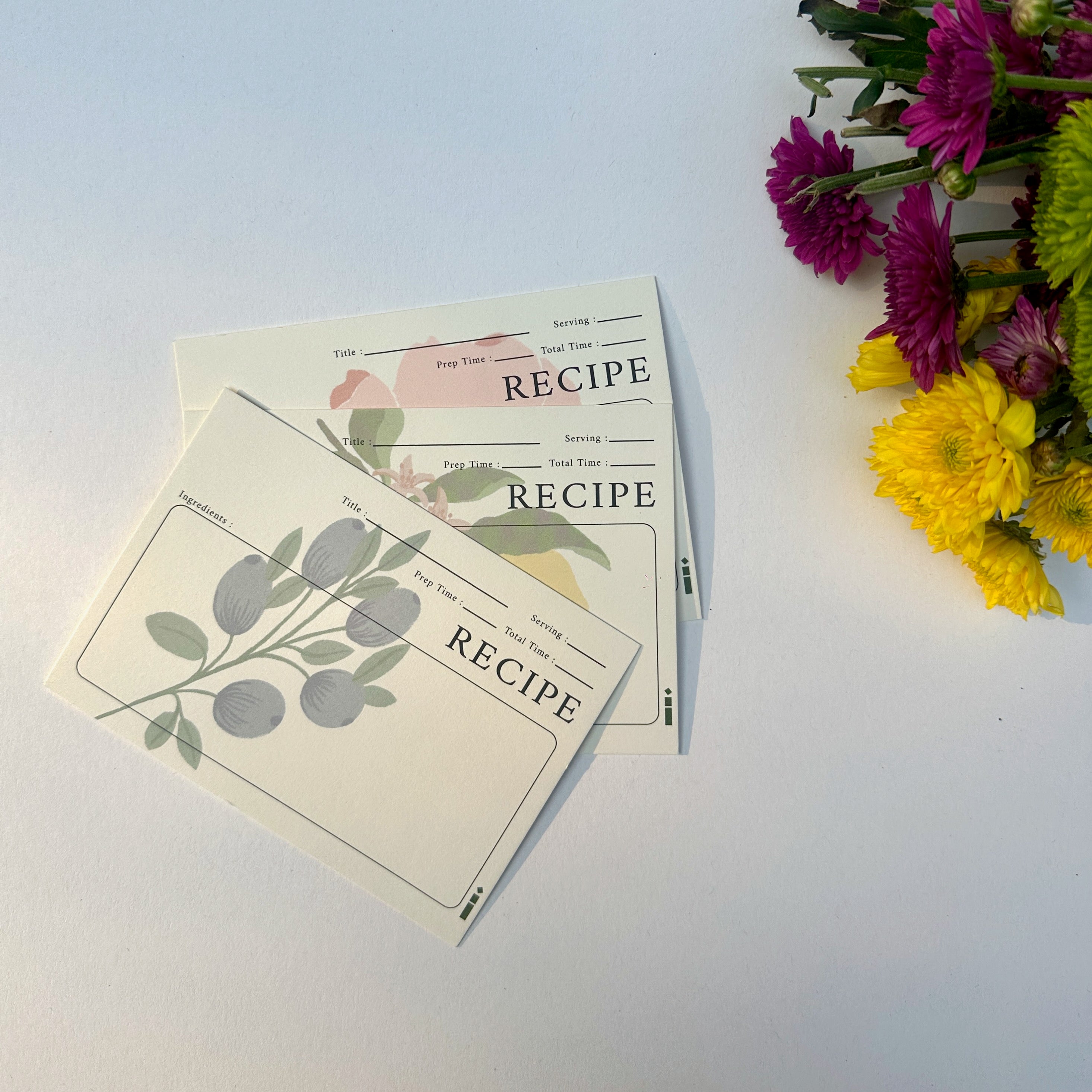 Sunny Lavender | Recipe Cards Box