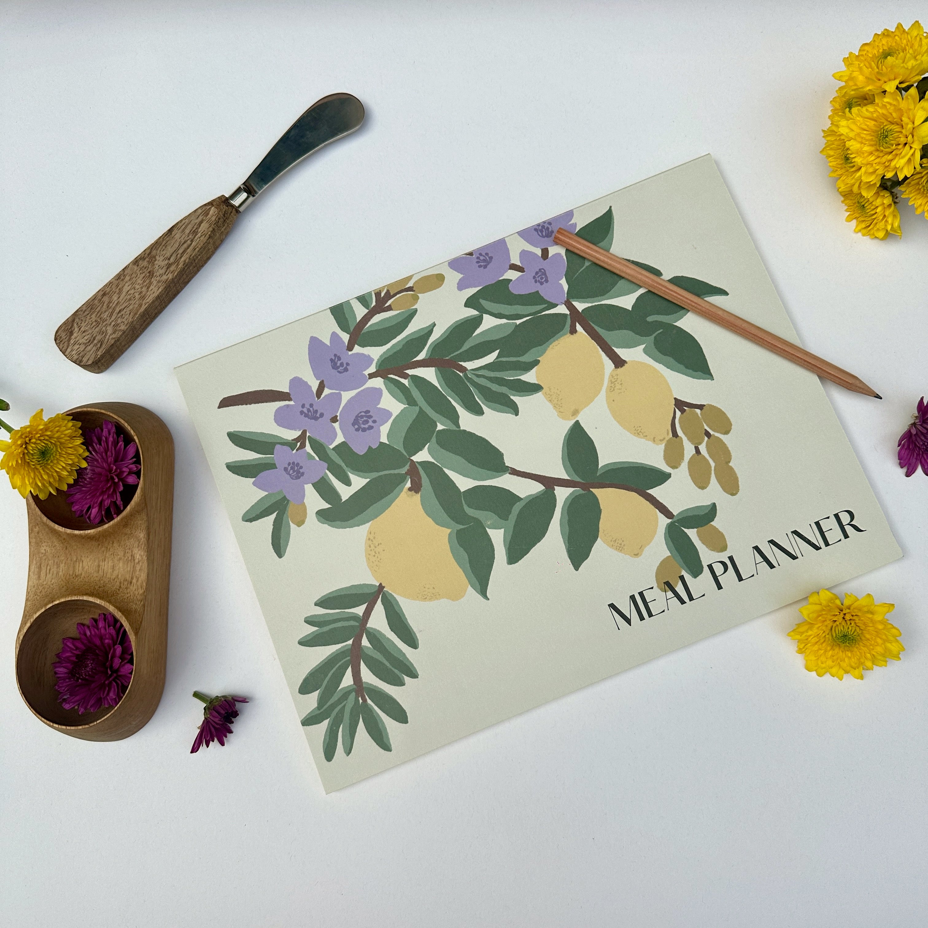 Sunny lavender meal planner