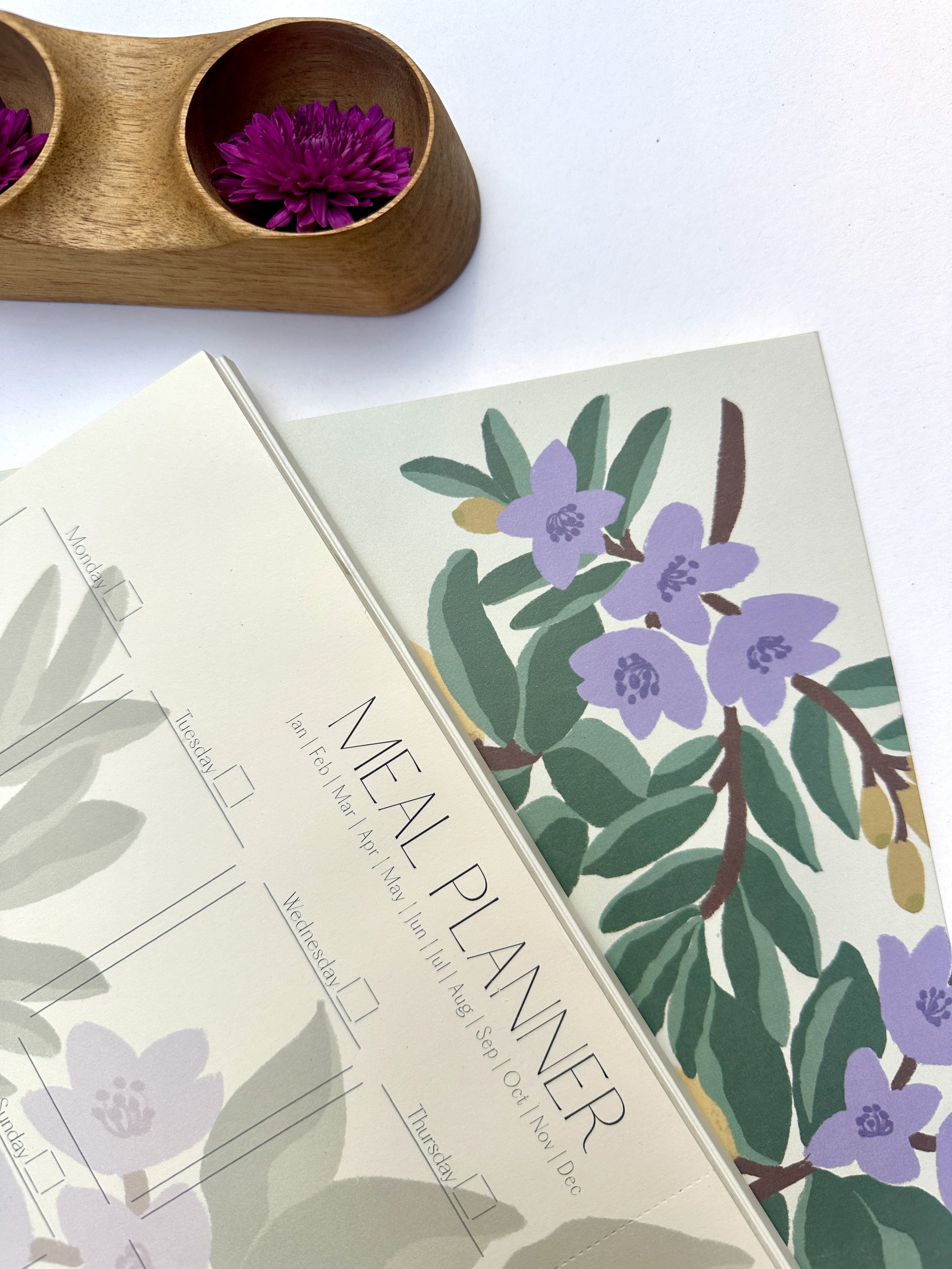 Sunny lavender meal planner