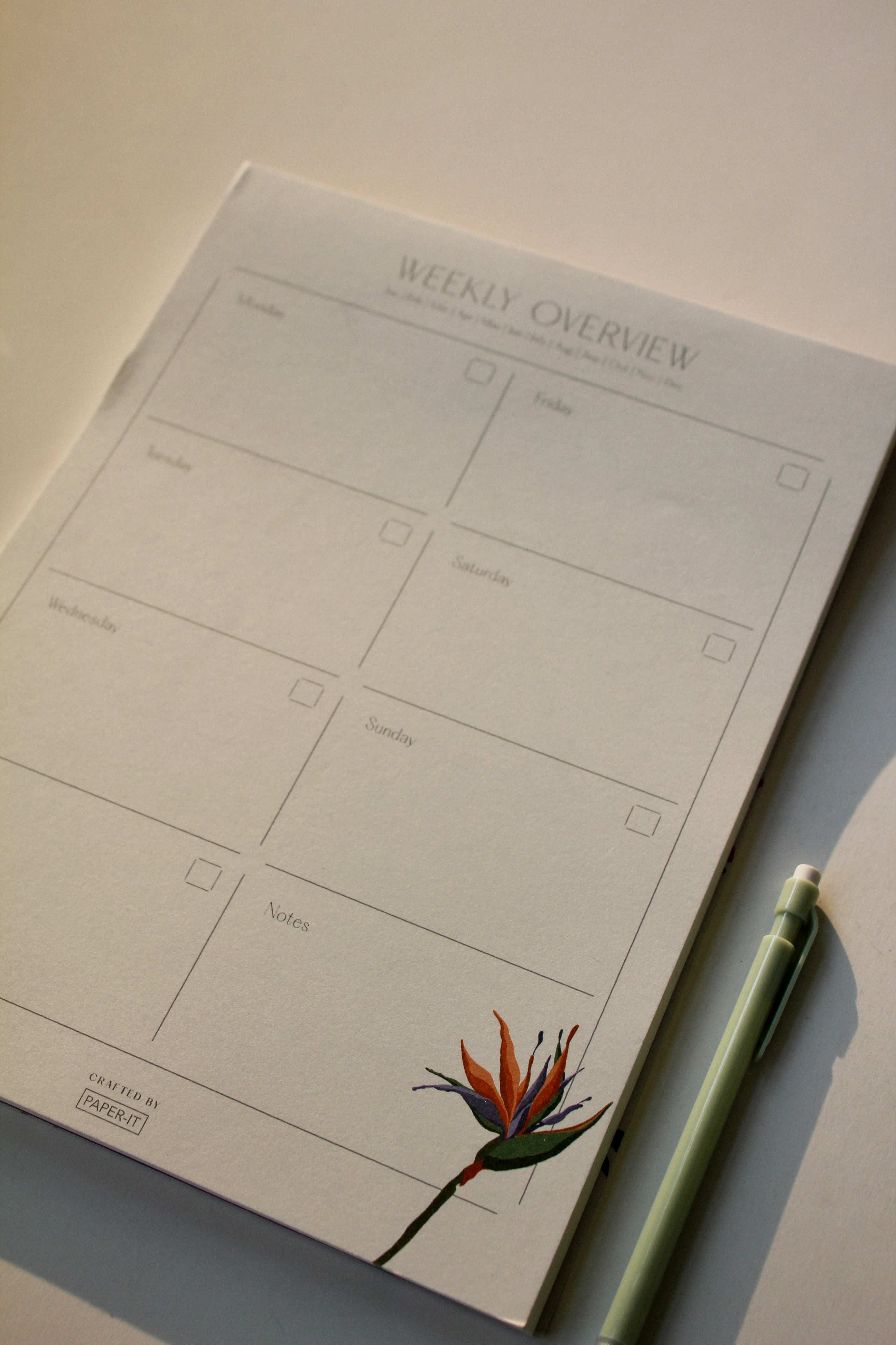 Fiorella weekly planner