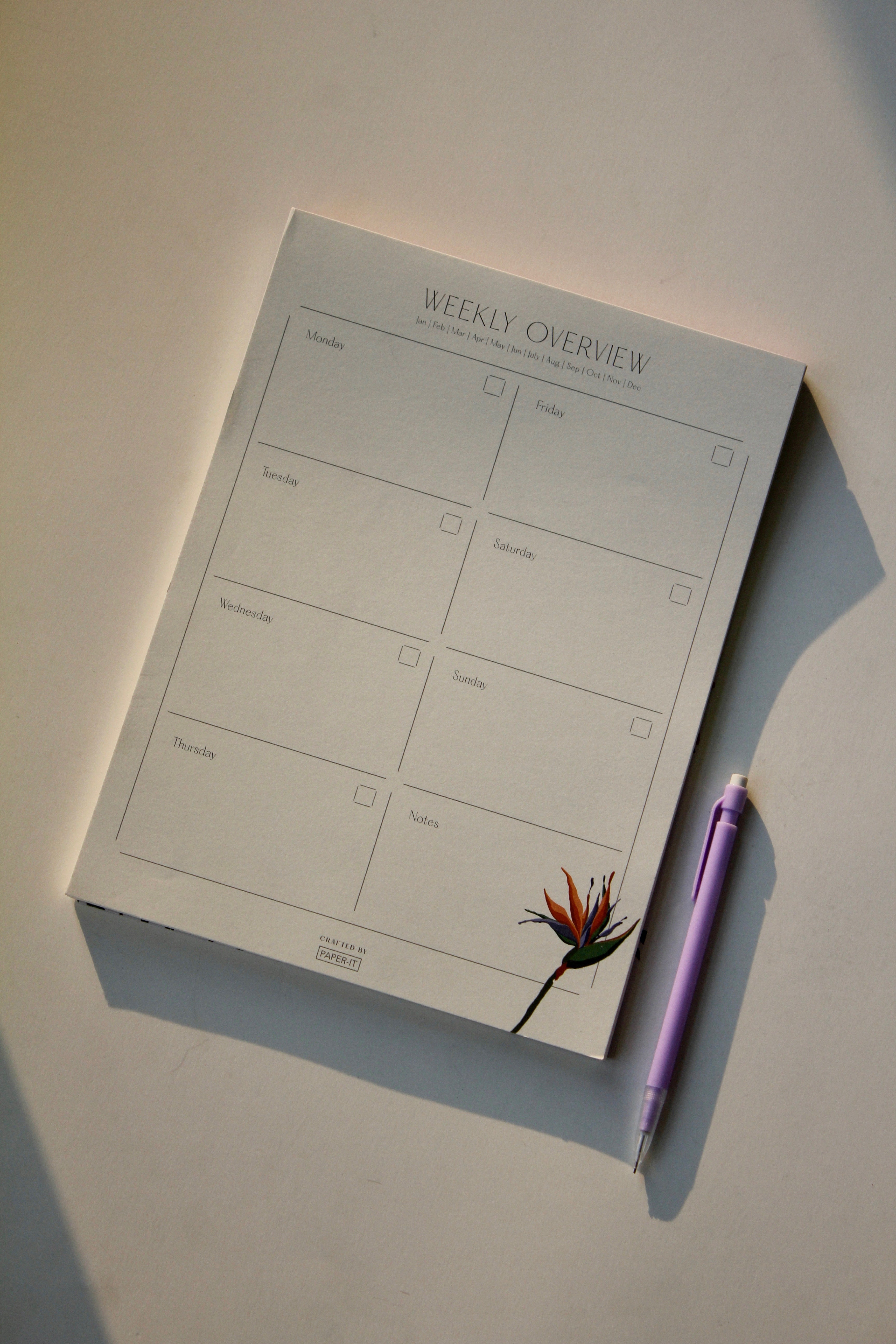 Enchanted weekly planner