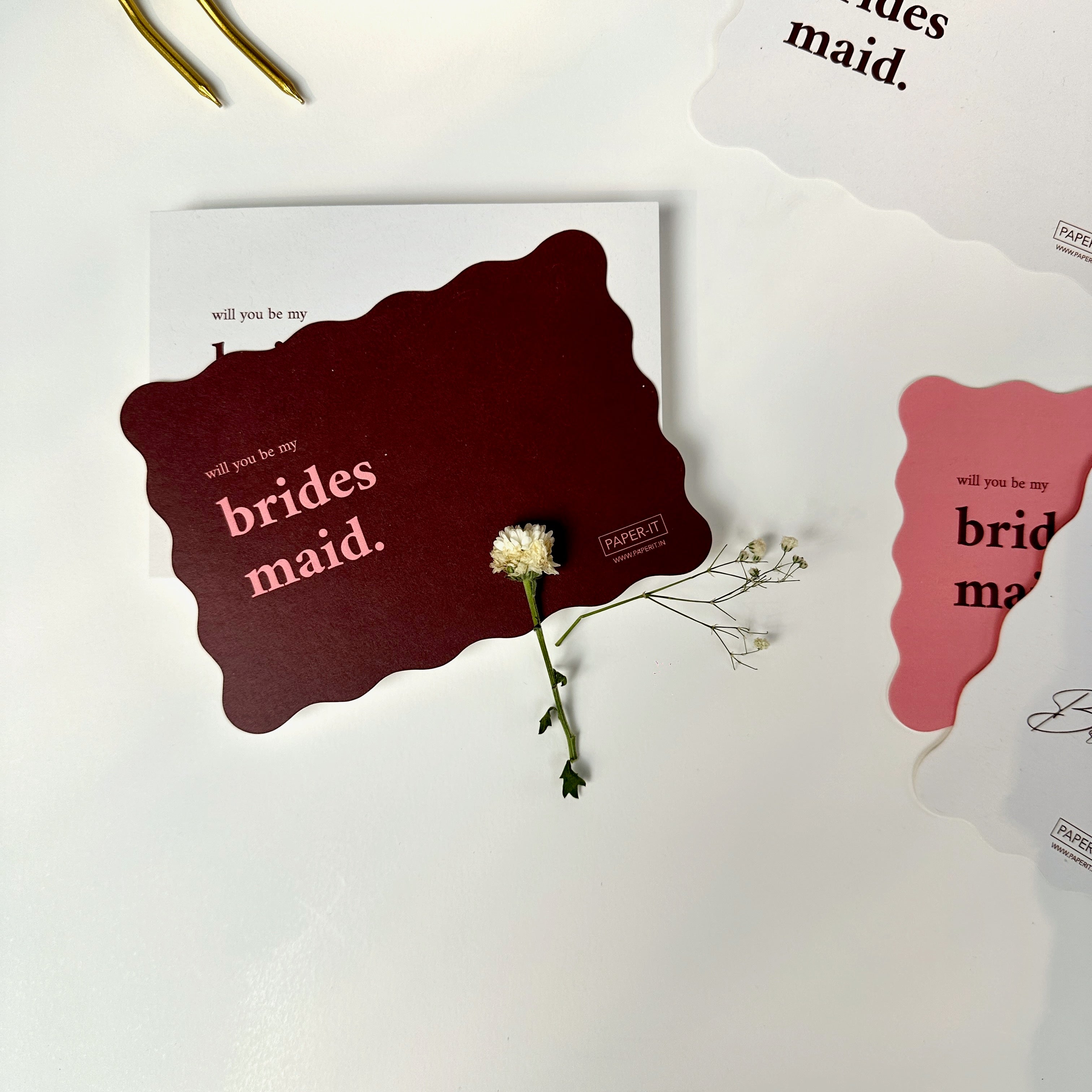 Bridesmaid cards (set of 15)