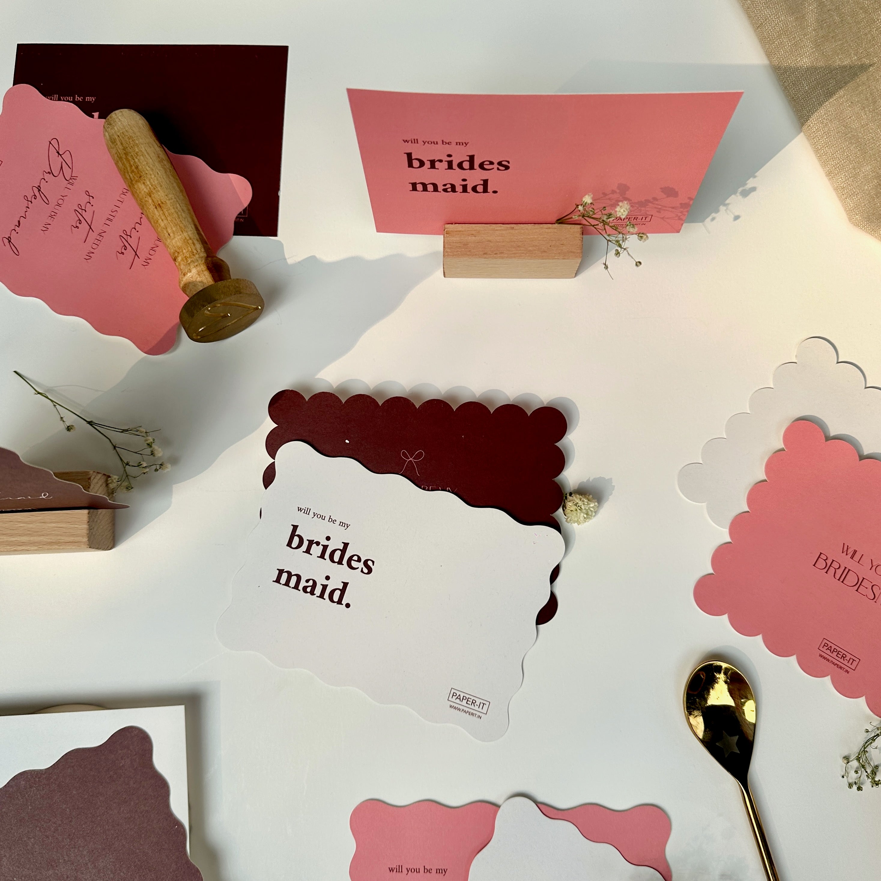 Bridesmaid cards (set of 15)