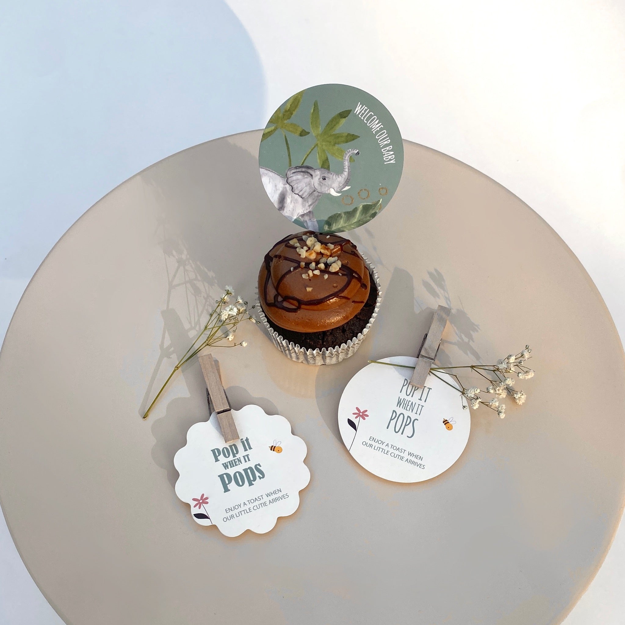 Baby shower tags (set of 10)