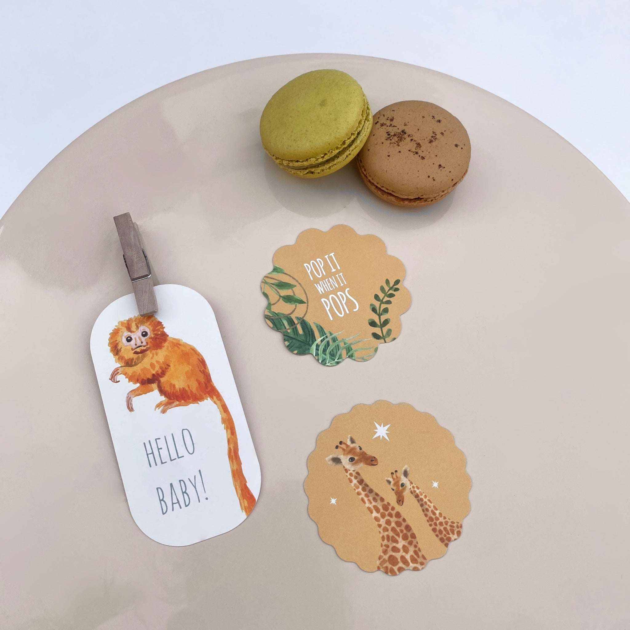 Baby shower tags (set of 10)