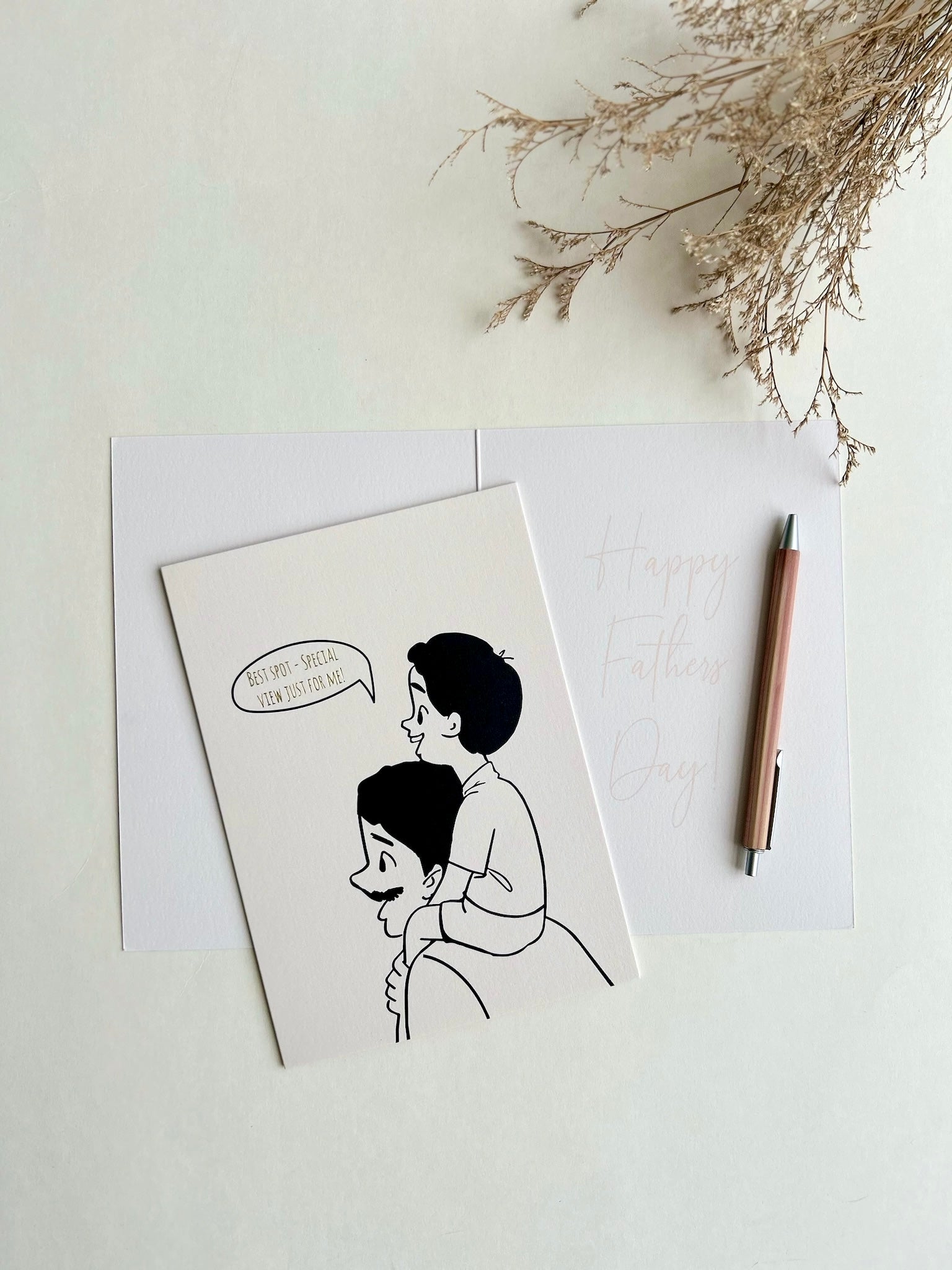 Dad's Little Champ Greeting Card (Foiled)