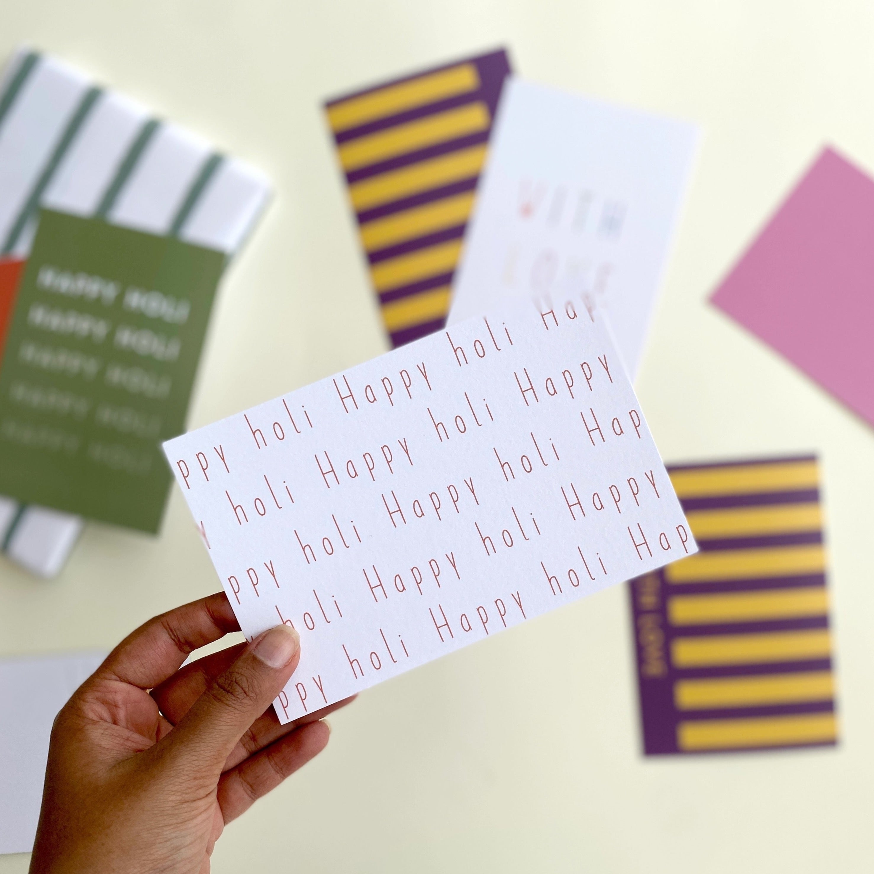 Colourful note cards | Set of 8