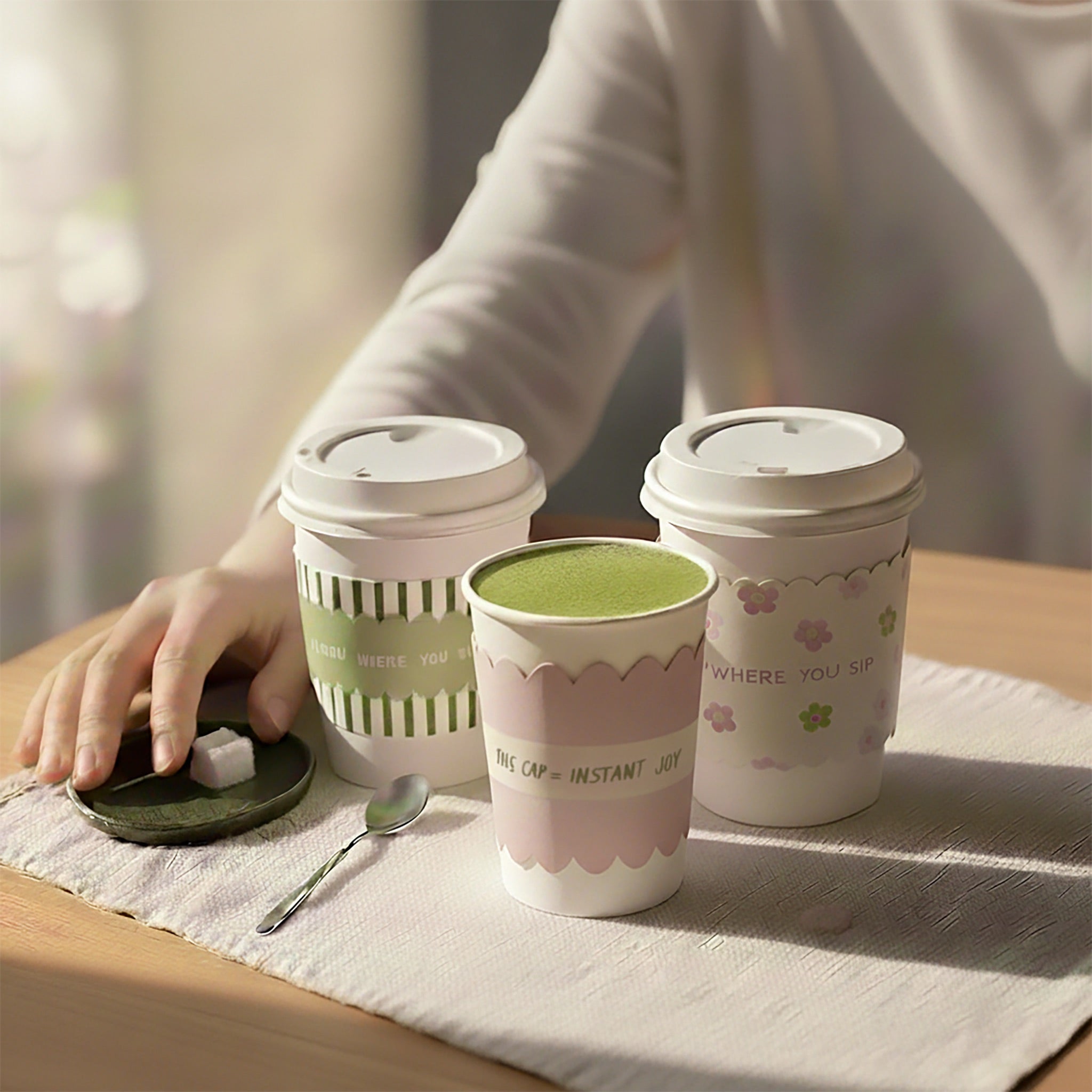 Sips & Sleeves: Matcha Edit (set of 3)