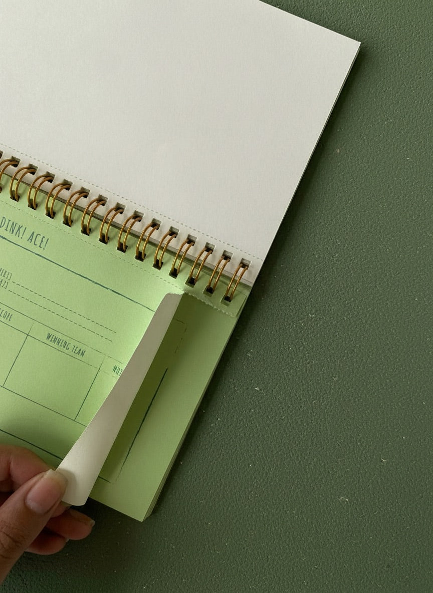 Score & Serve – Match tracker book