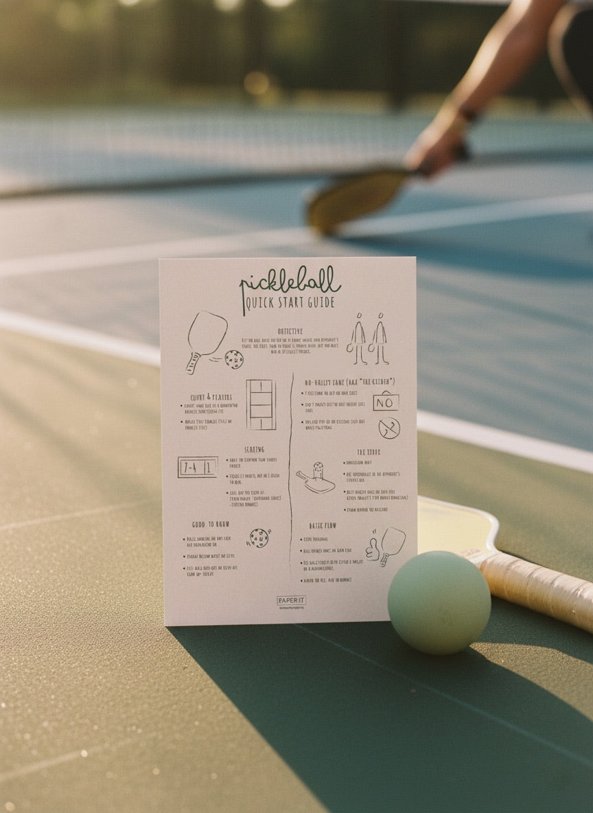 Play on – Pickleball activity pack (Set of 4)